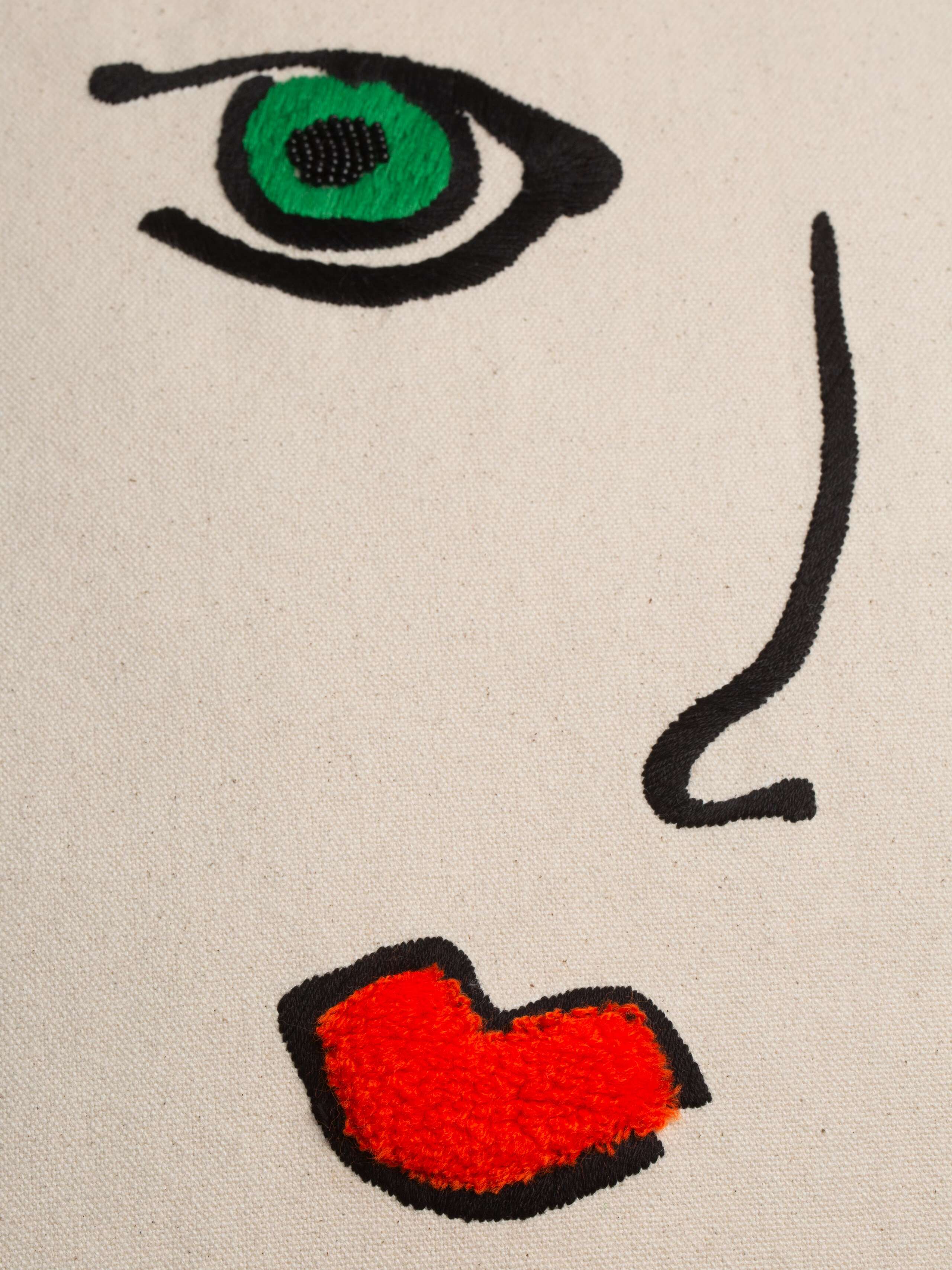 Faces pillow cover