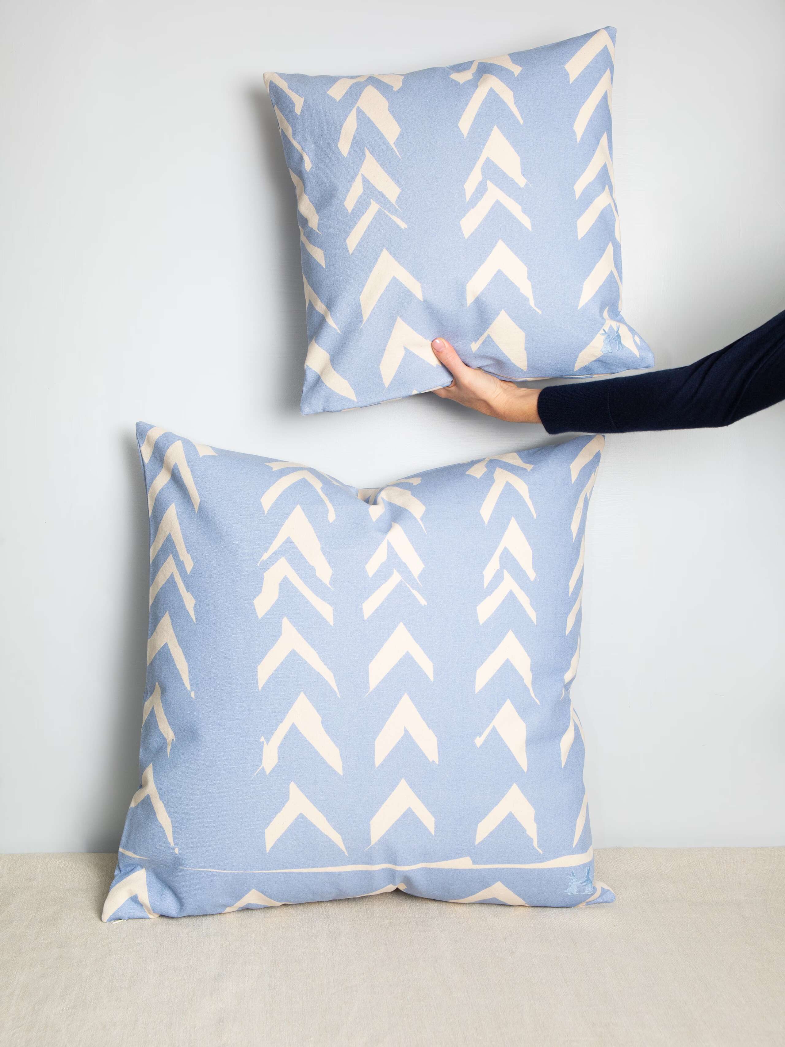 Fishbone pillow cover