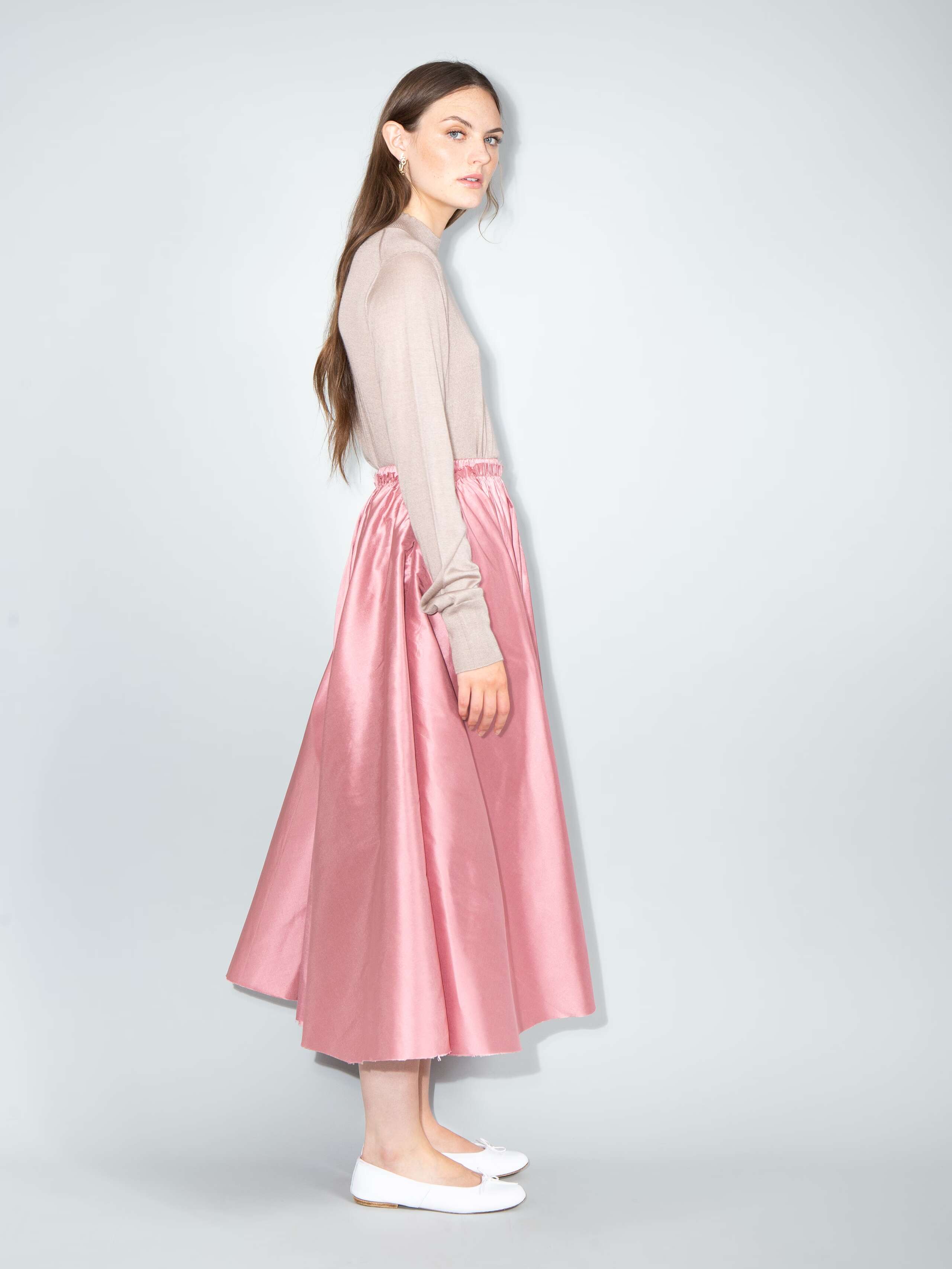 Berta silk skirt