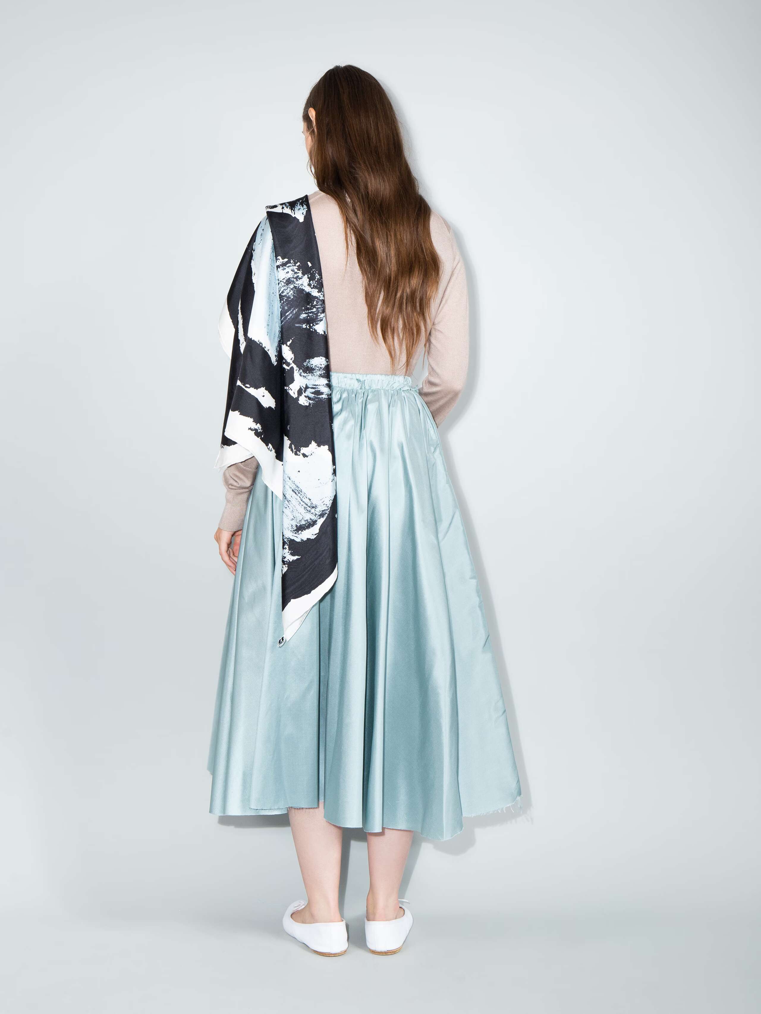 Berta silk skirt