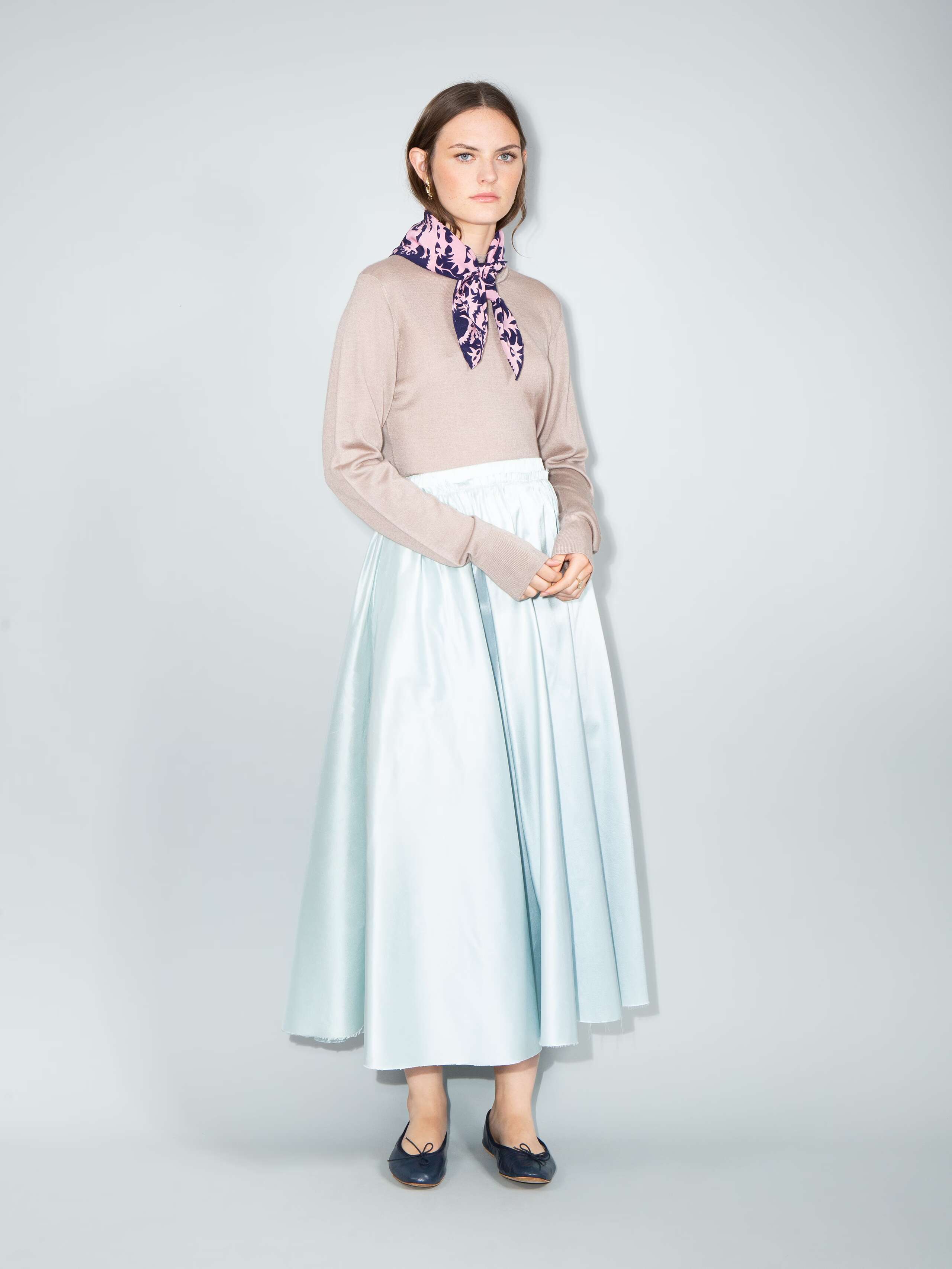 Berta silk skirt