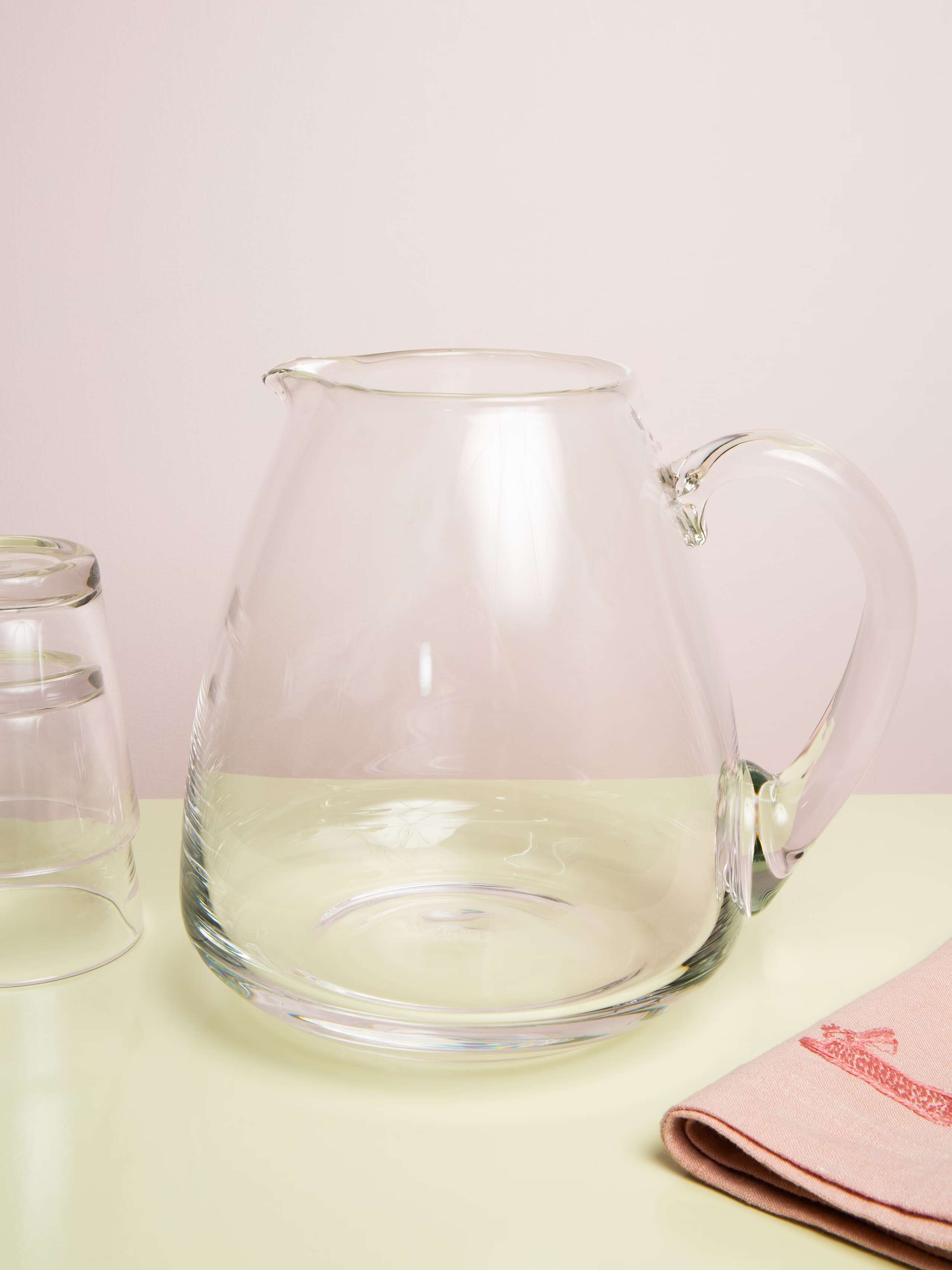 Glass pitcher