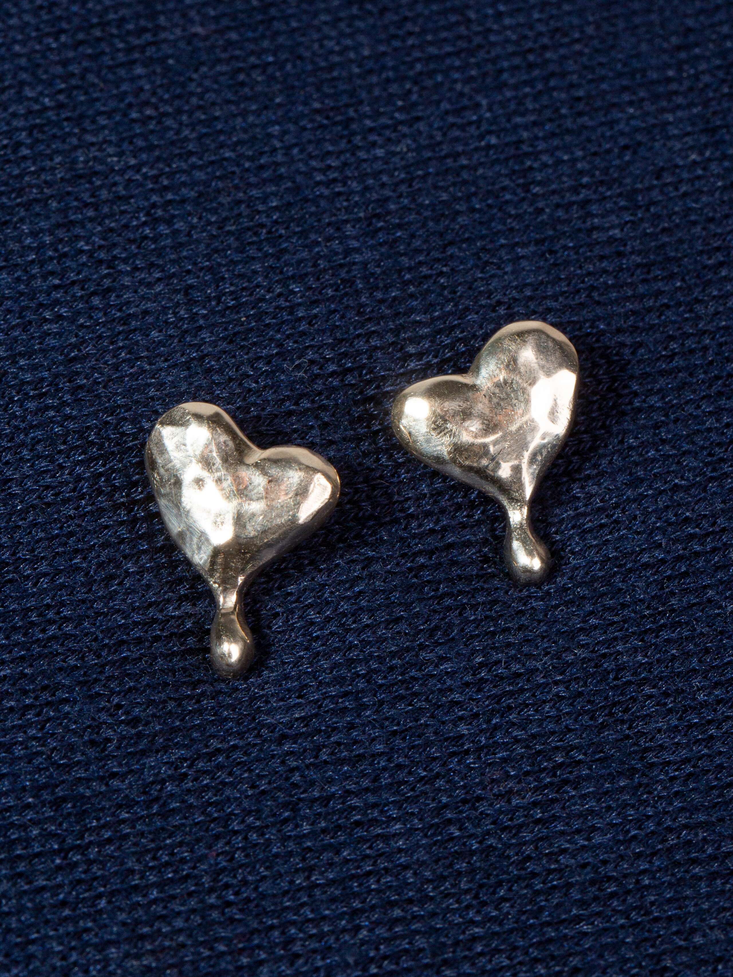 soft heart studs