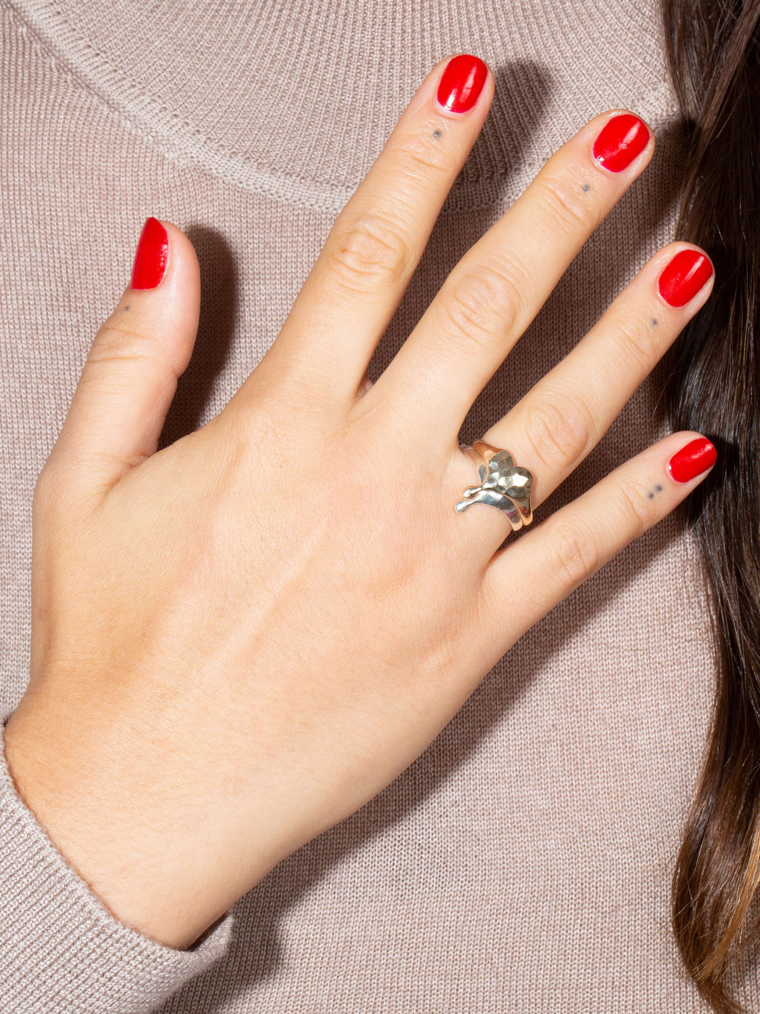 Soft heart XS ring