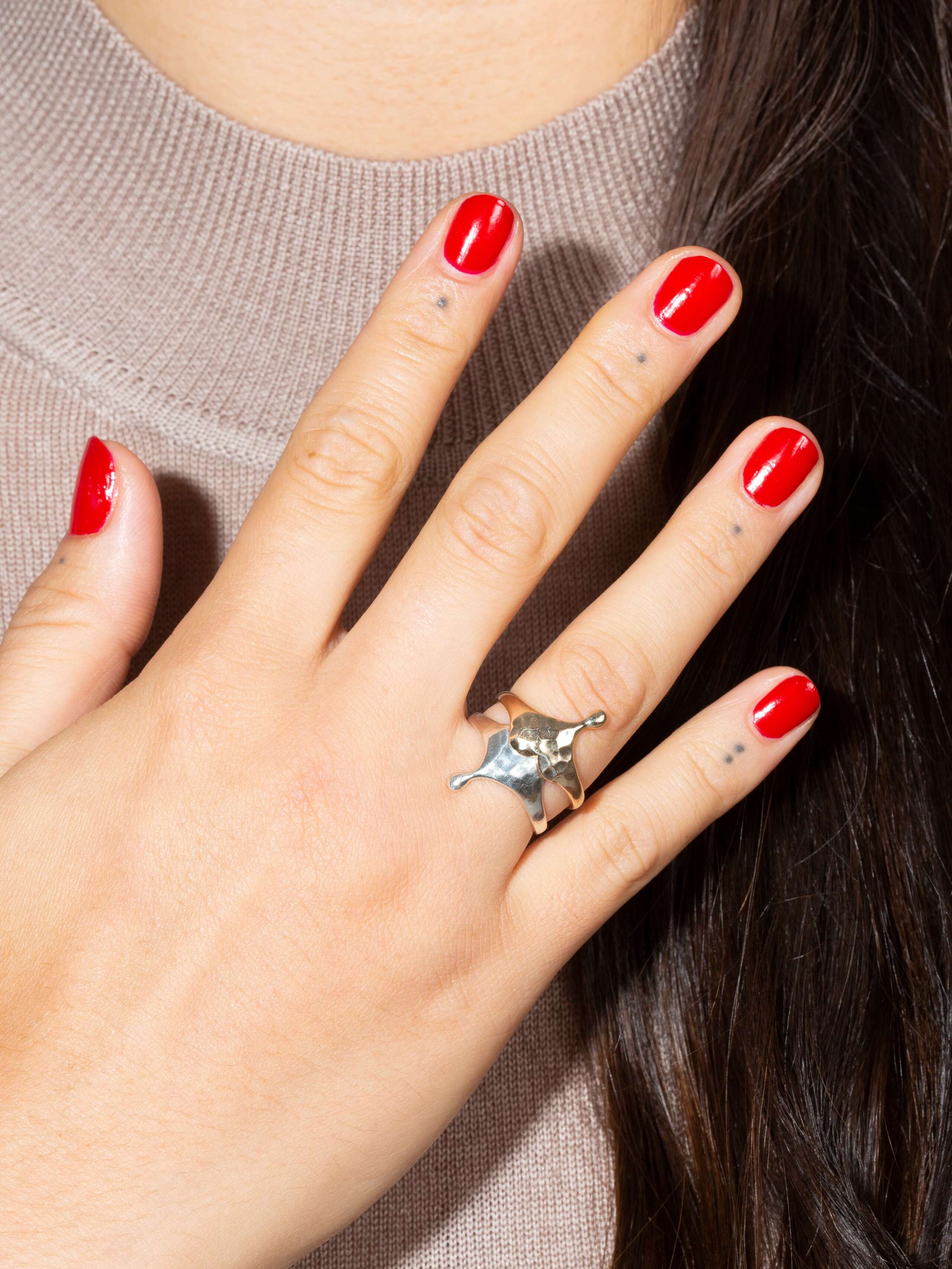 Soft heart XS ring