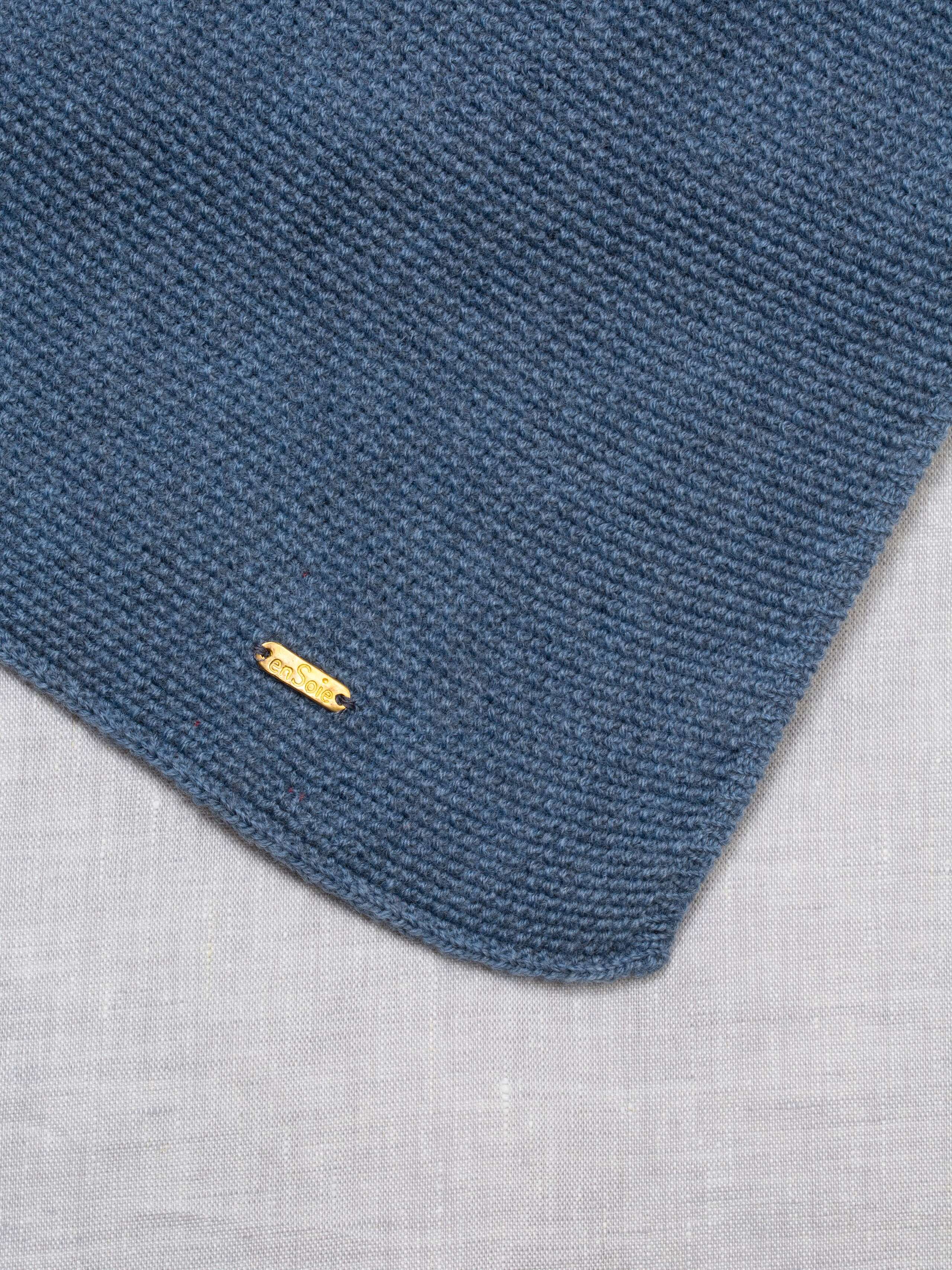 Knitted baby blanket