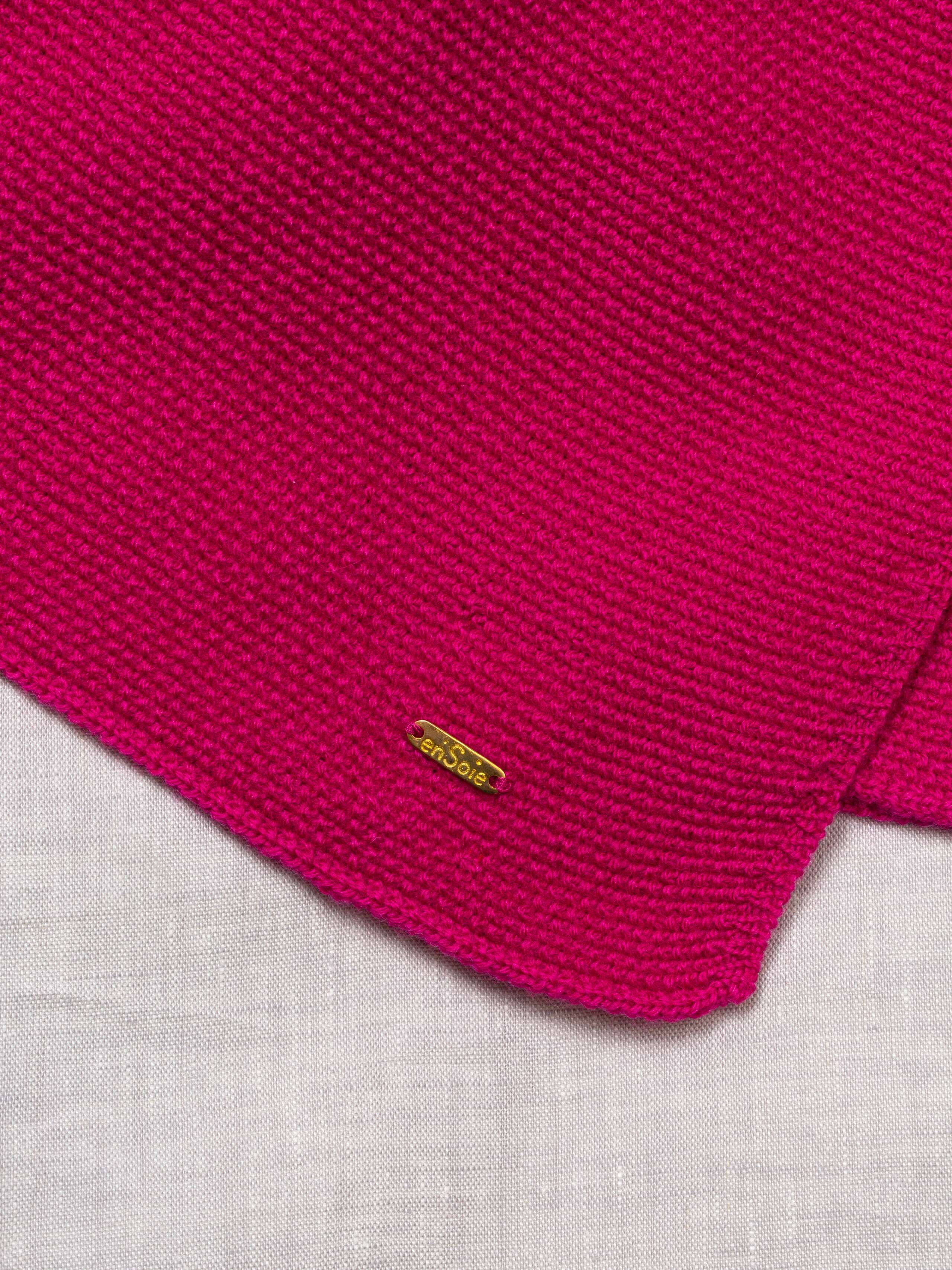 Knitted baby blanket