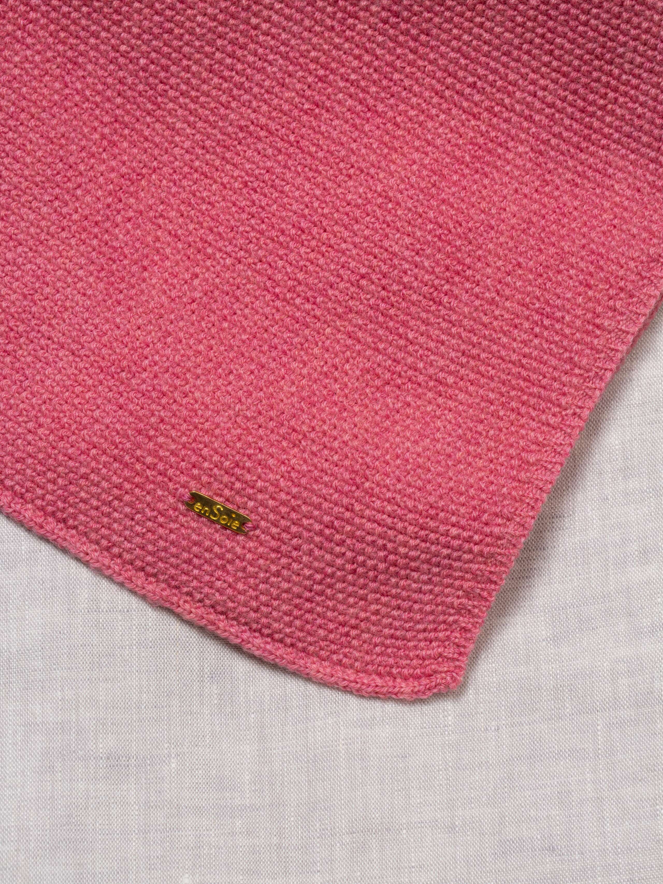 Knitted baby blanket