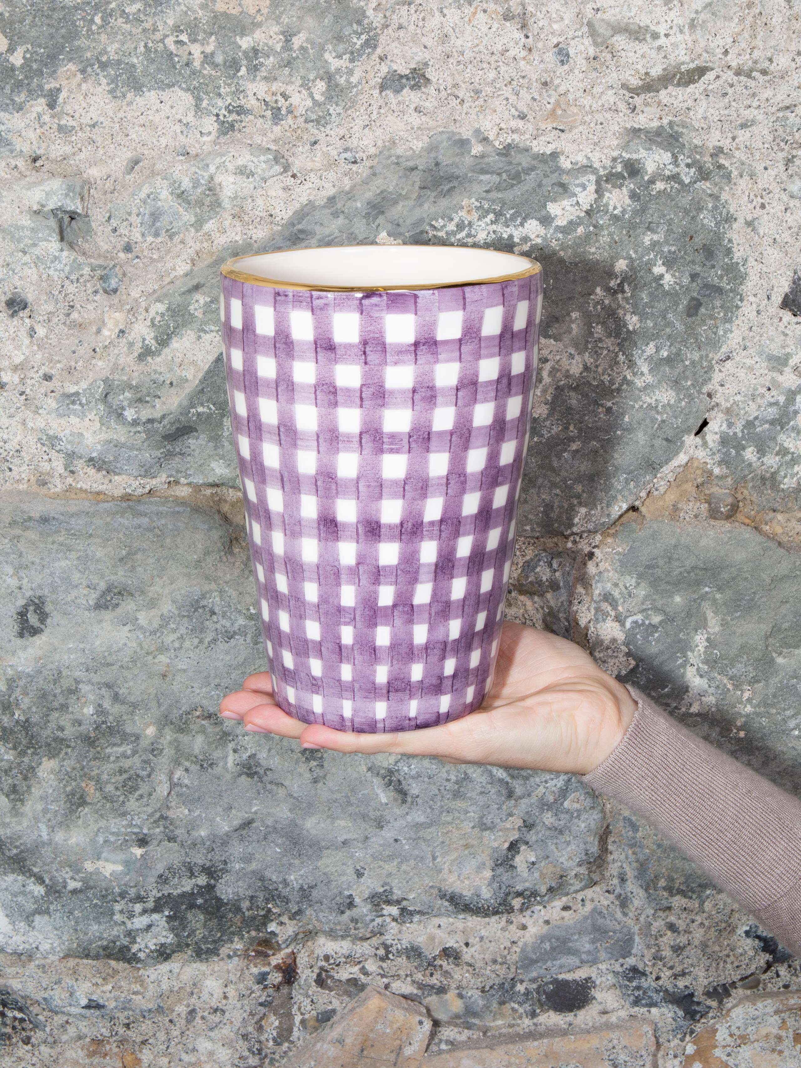 Sourire small Vase vichy