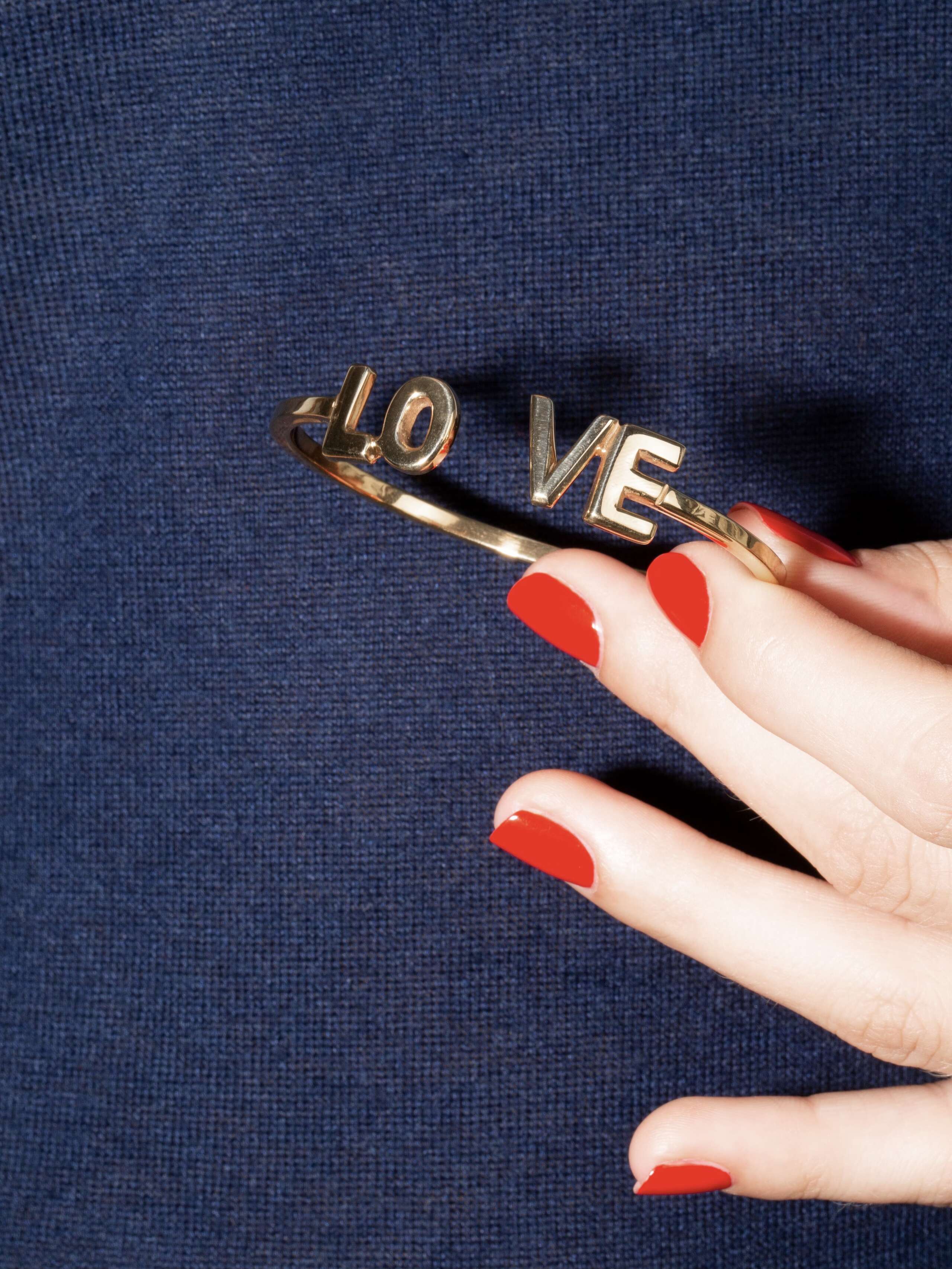 Bangle gold - LO VE