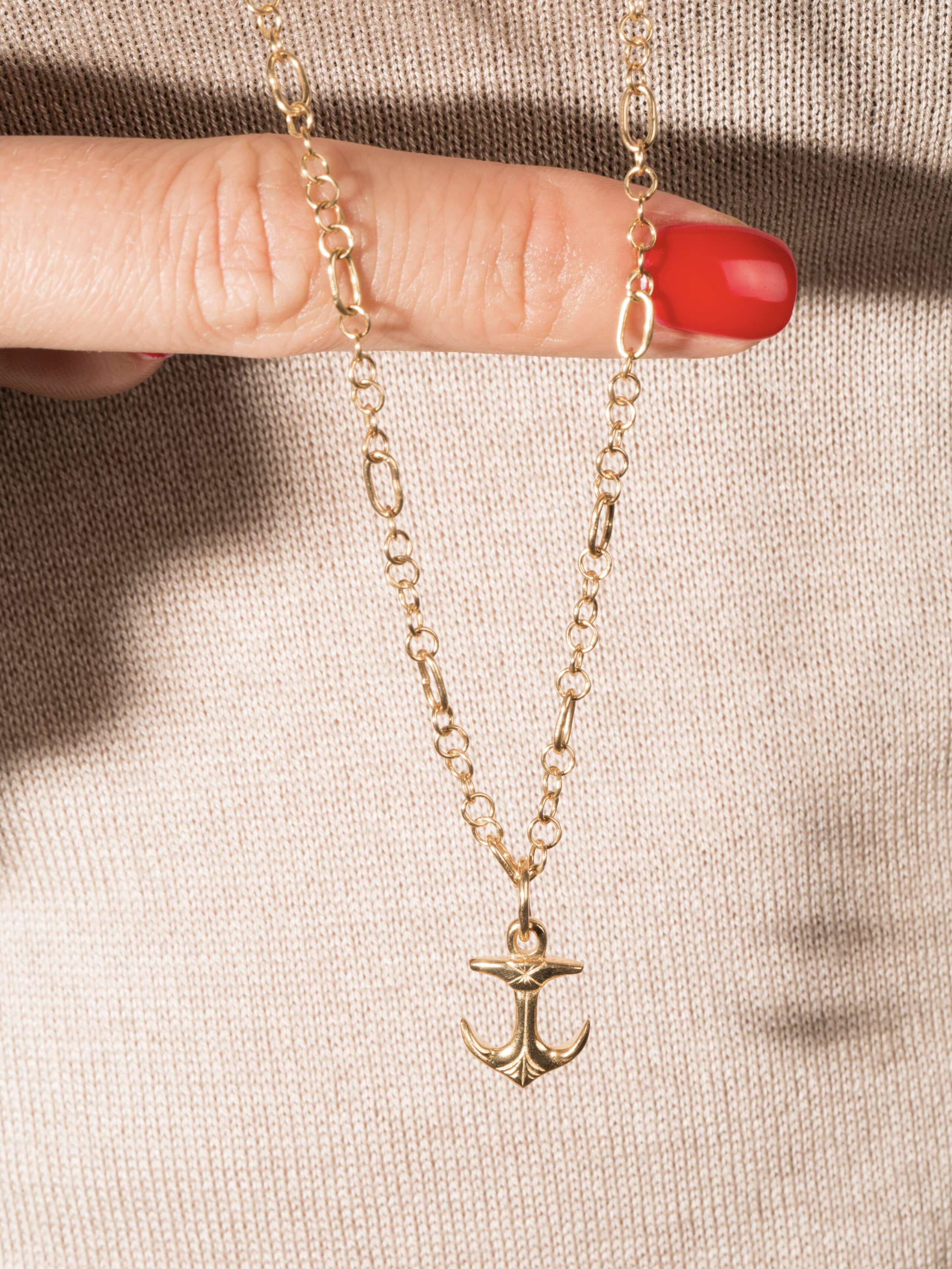 Pendant gold - Anchor
