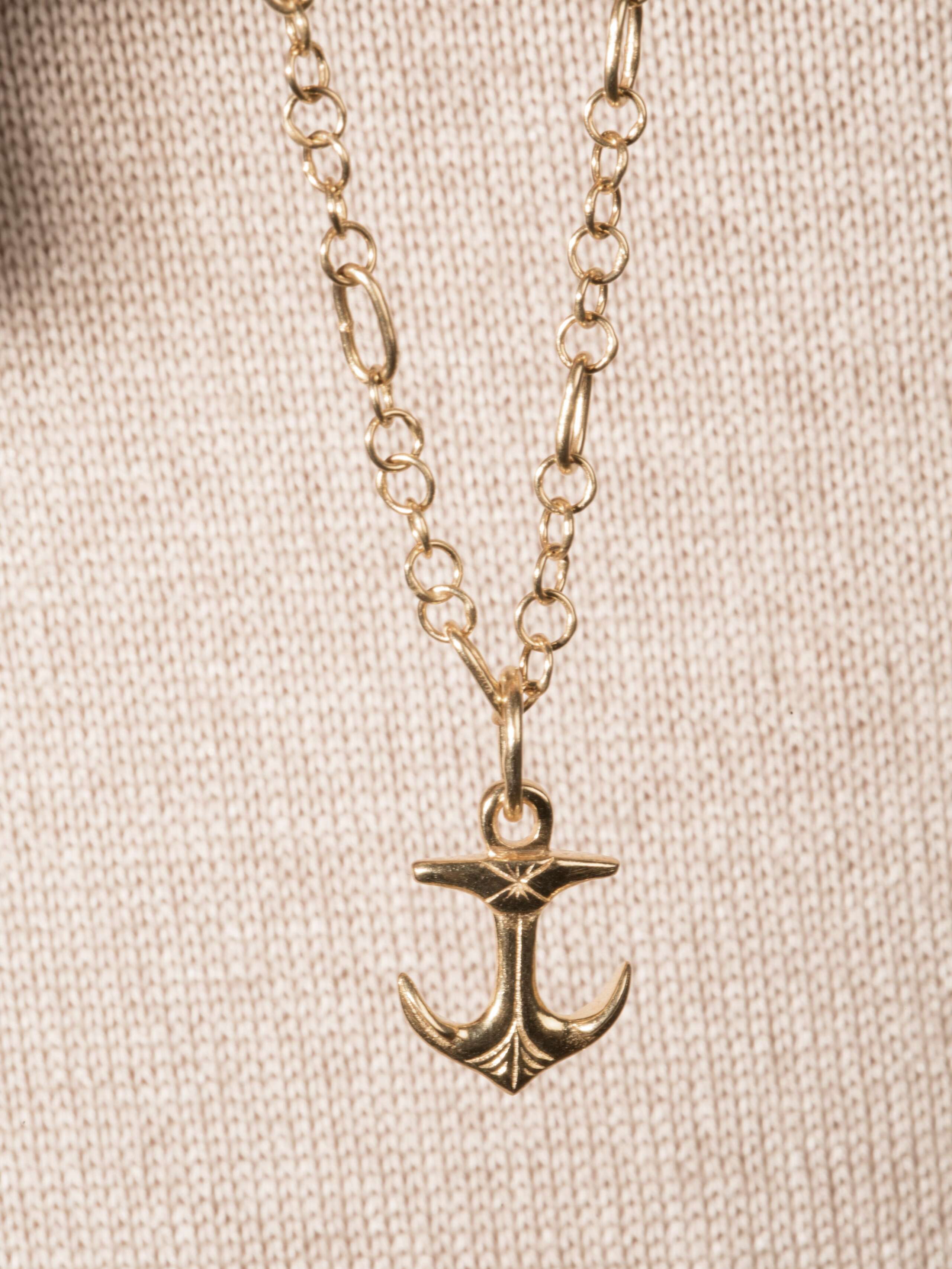 Pendant gold - Anchor