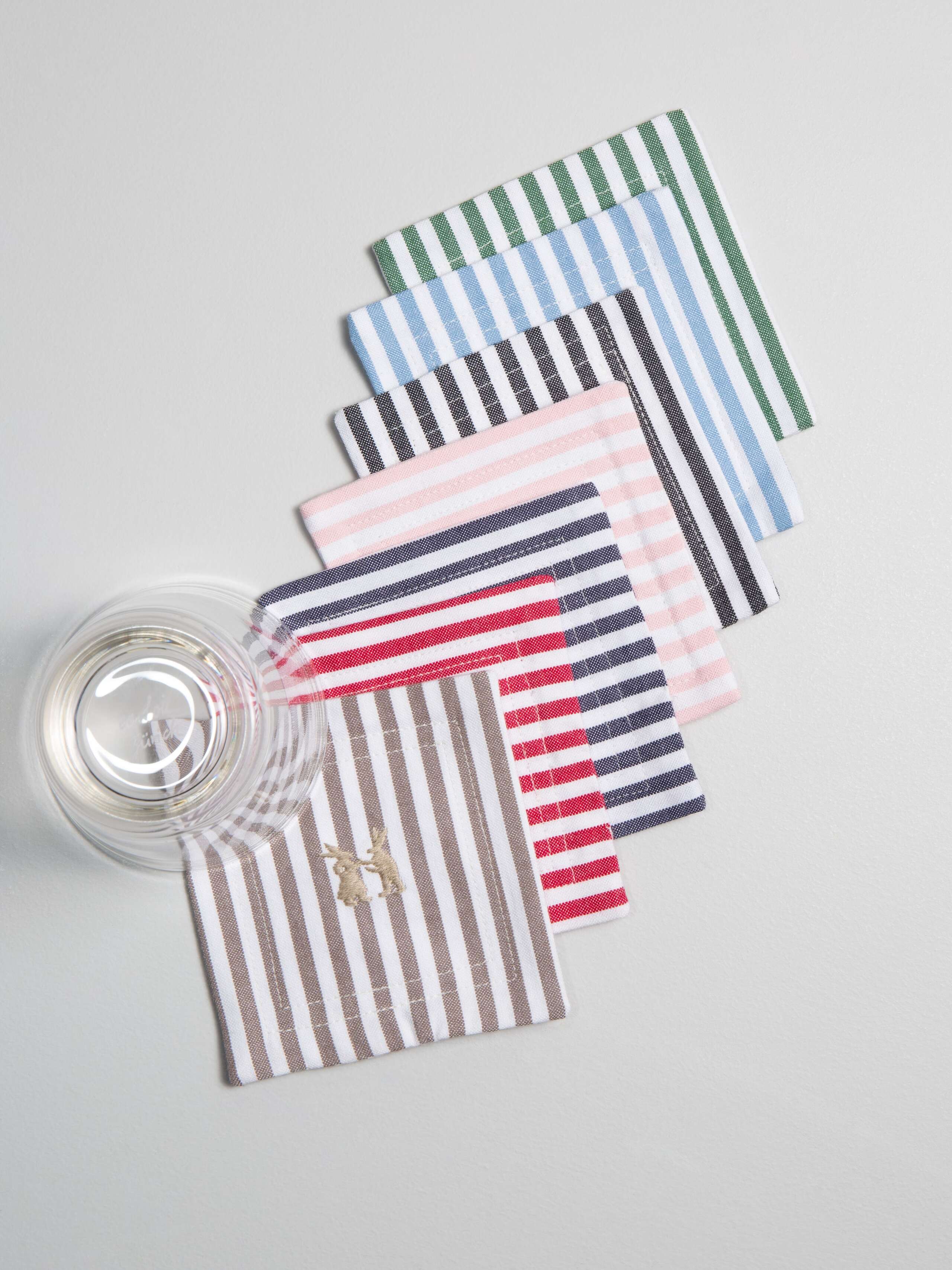 Coaster vichy and striped