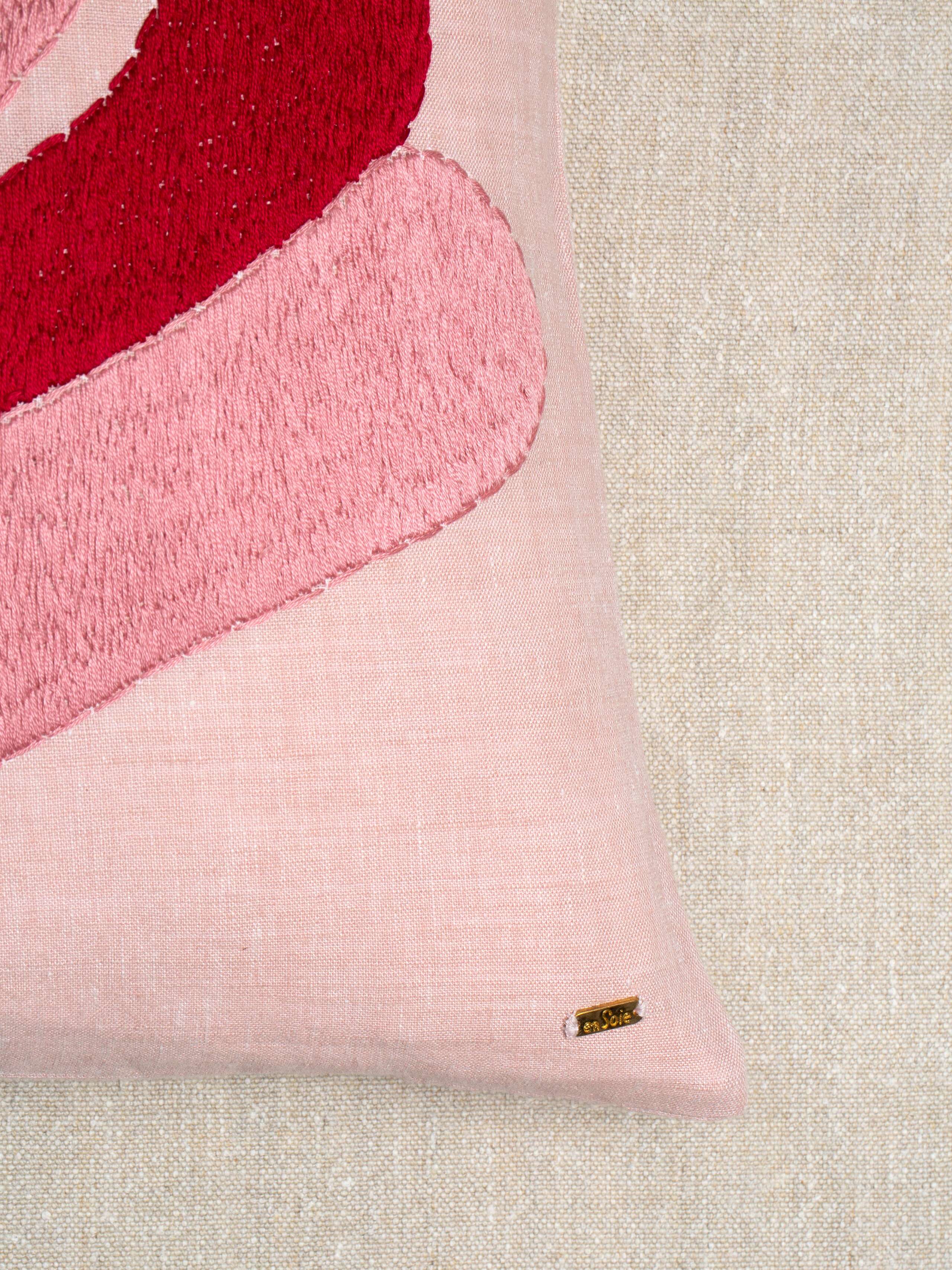 Linen Abstract pillow