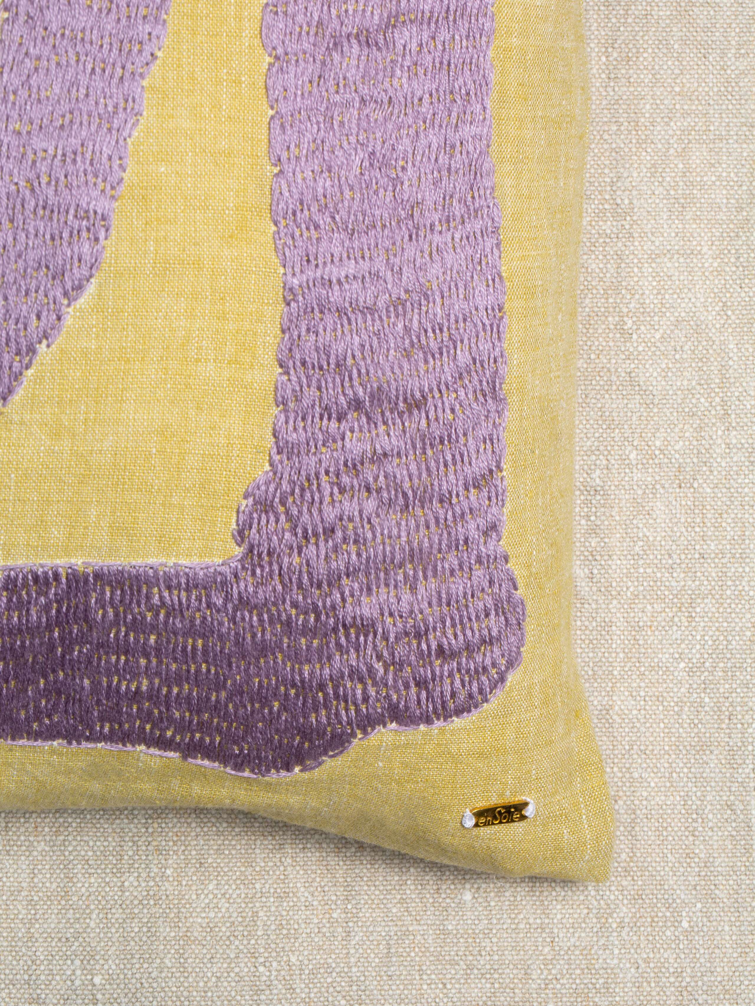 Linen Abstract pillow