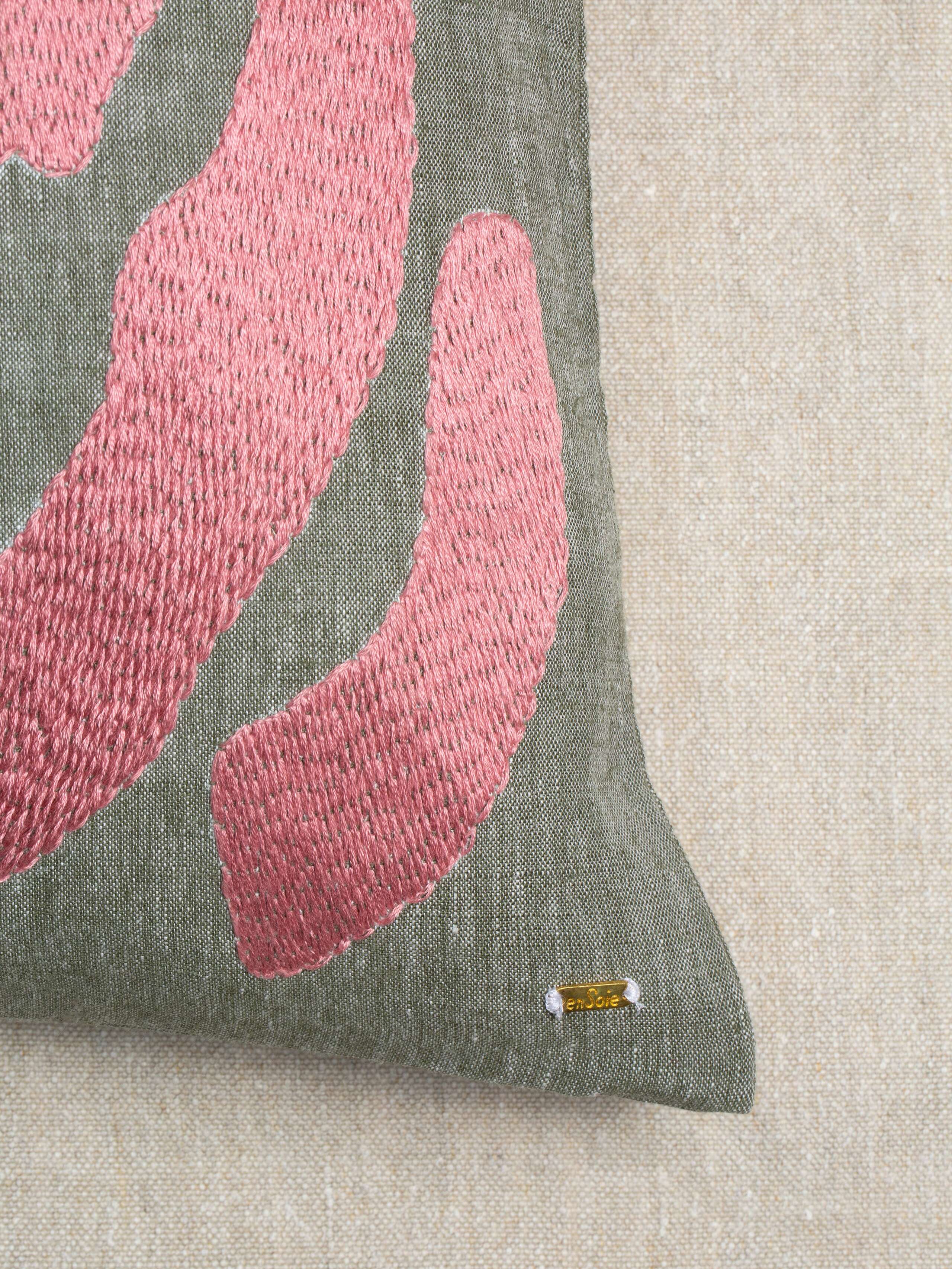 Linen Abstract pillow