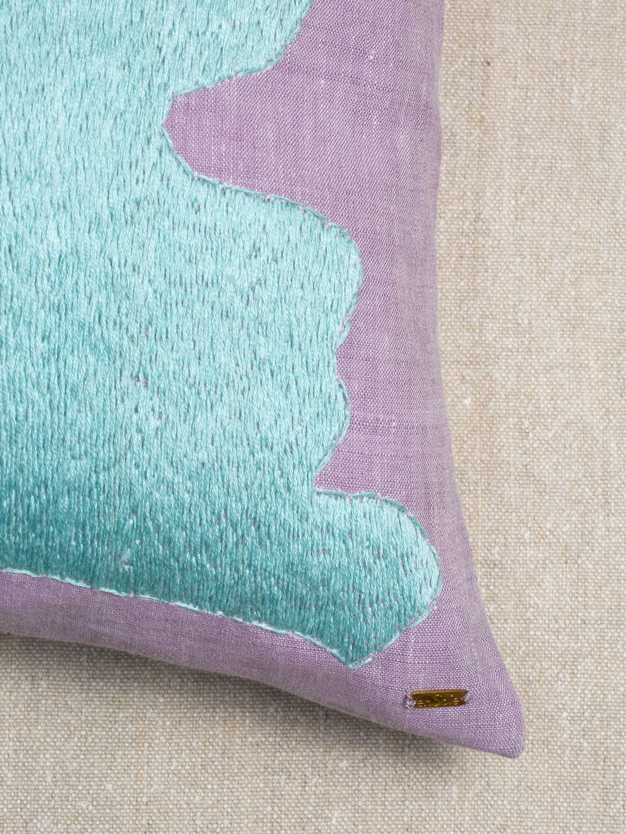 Linen Abstract pillow