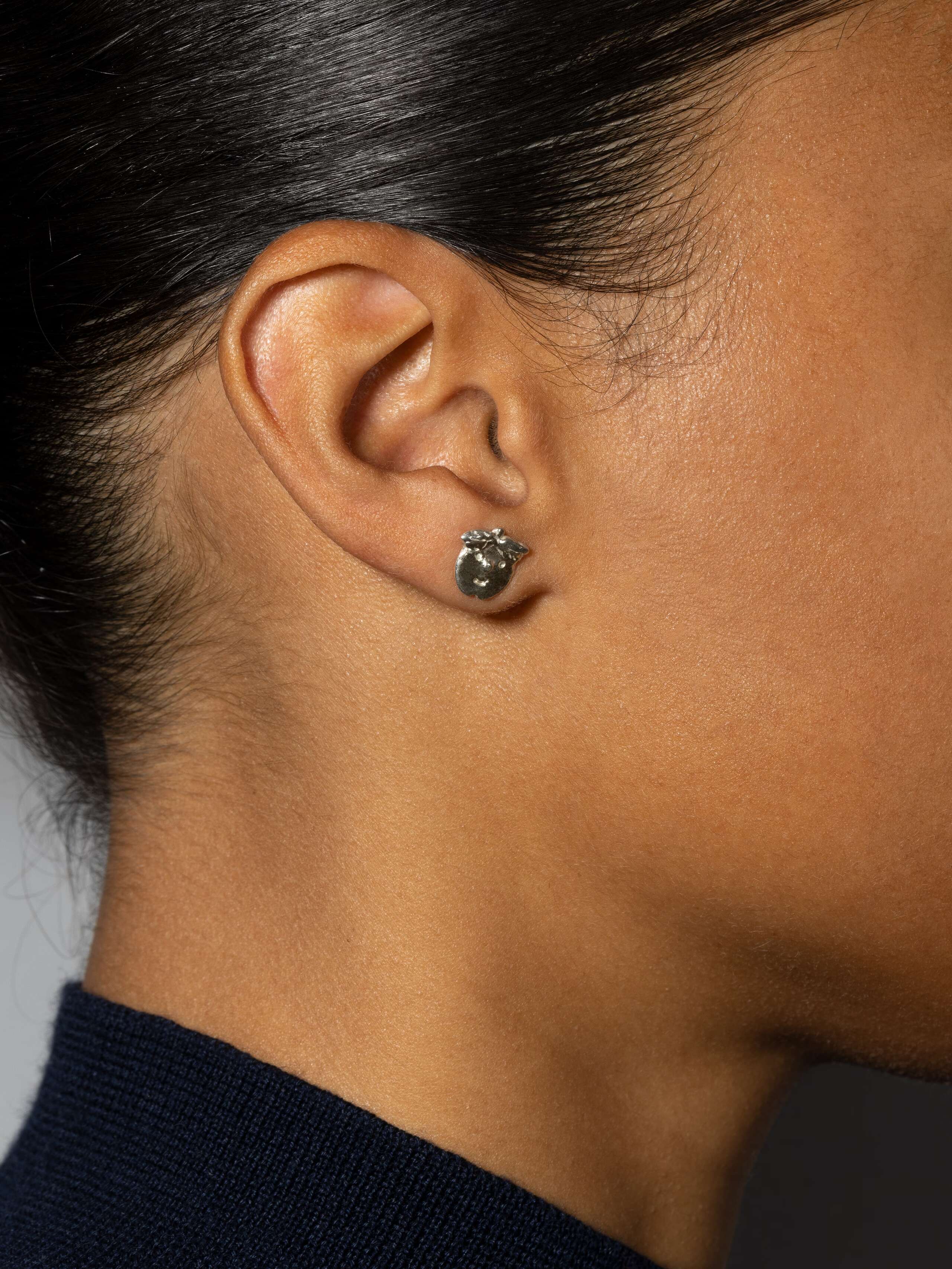 Apple Boy ear studs