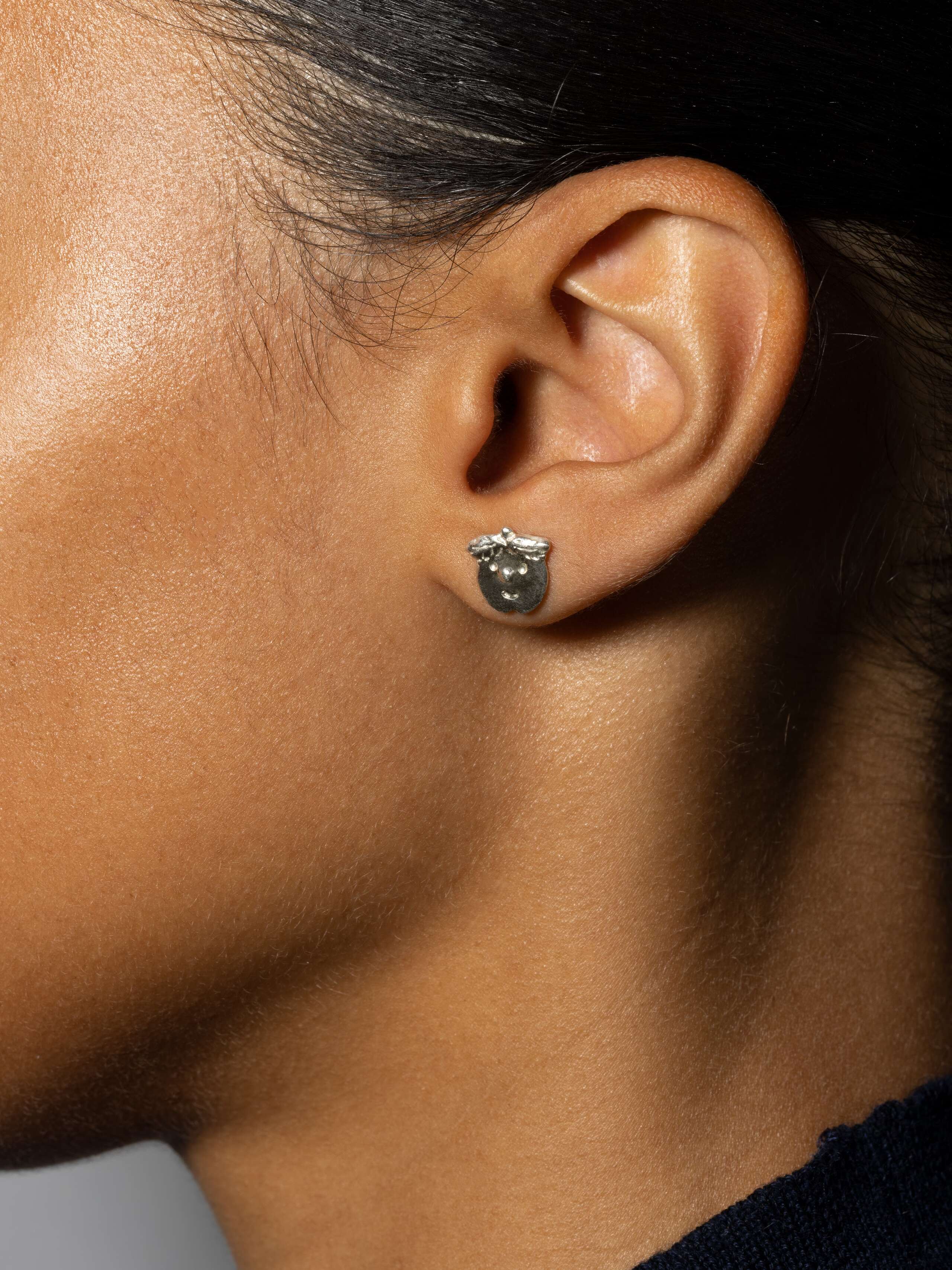 Apple Boy ear studs