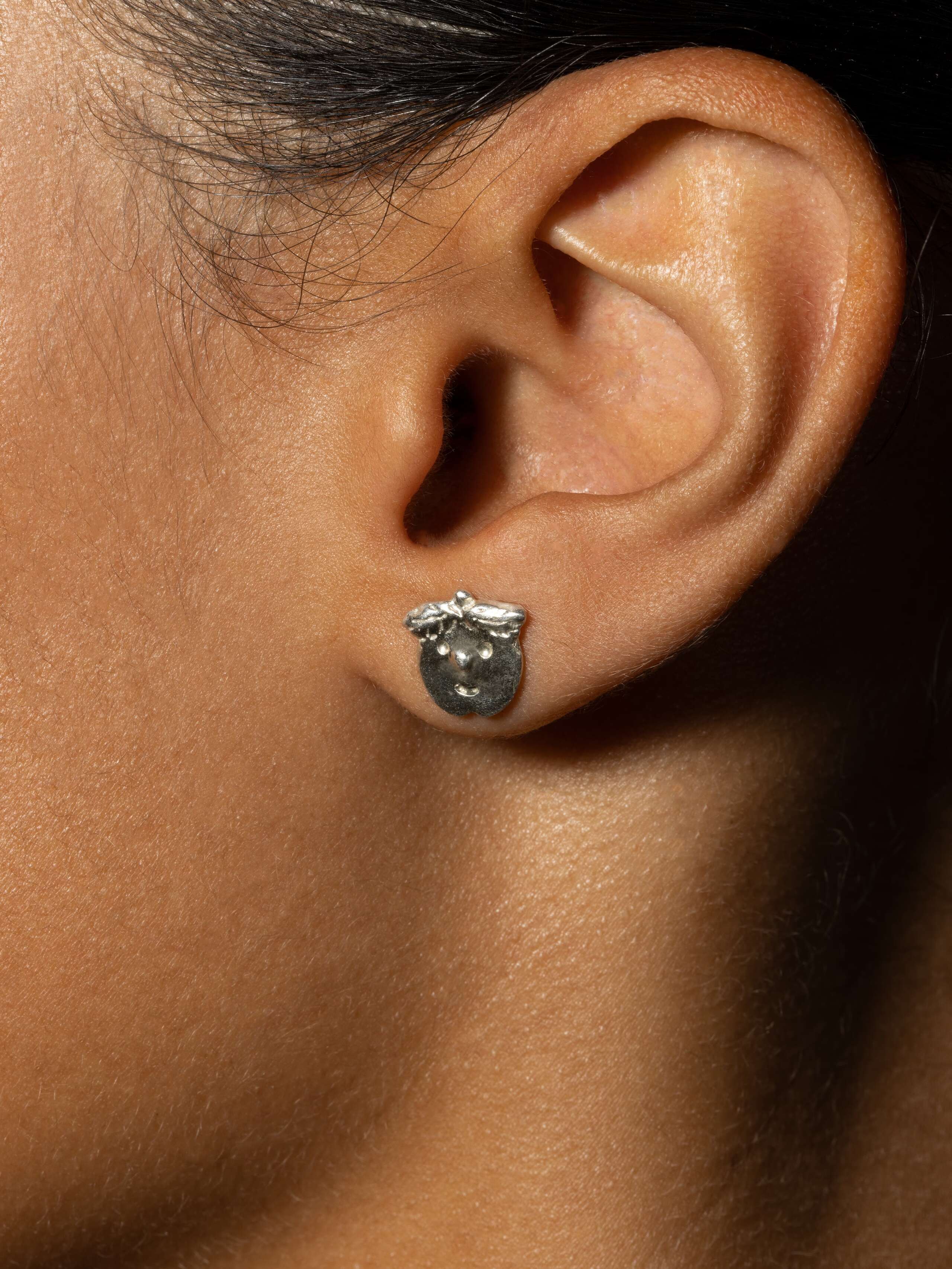 Apple Boy ear studs