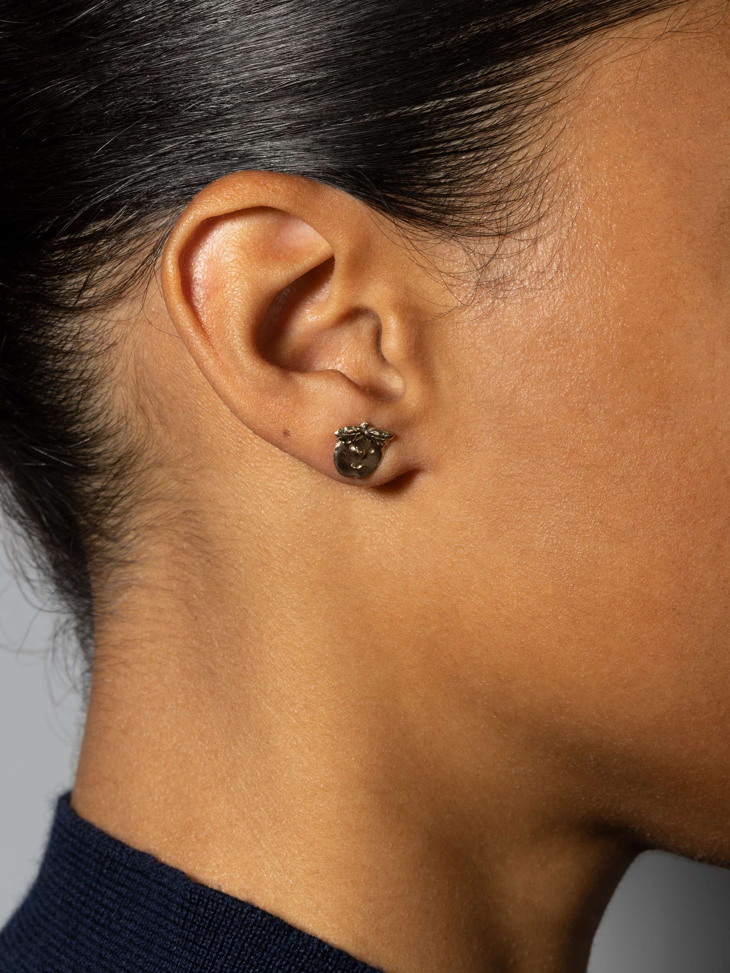 Apple Boy ear studs