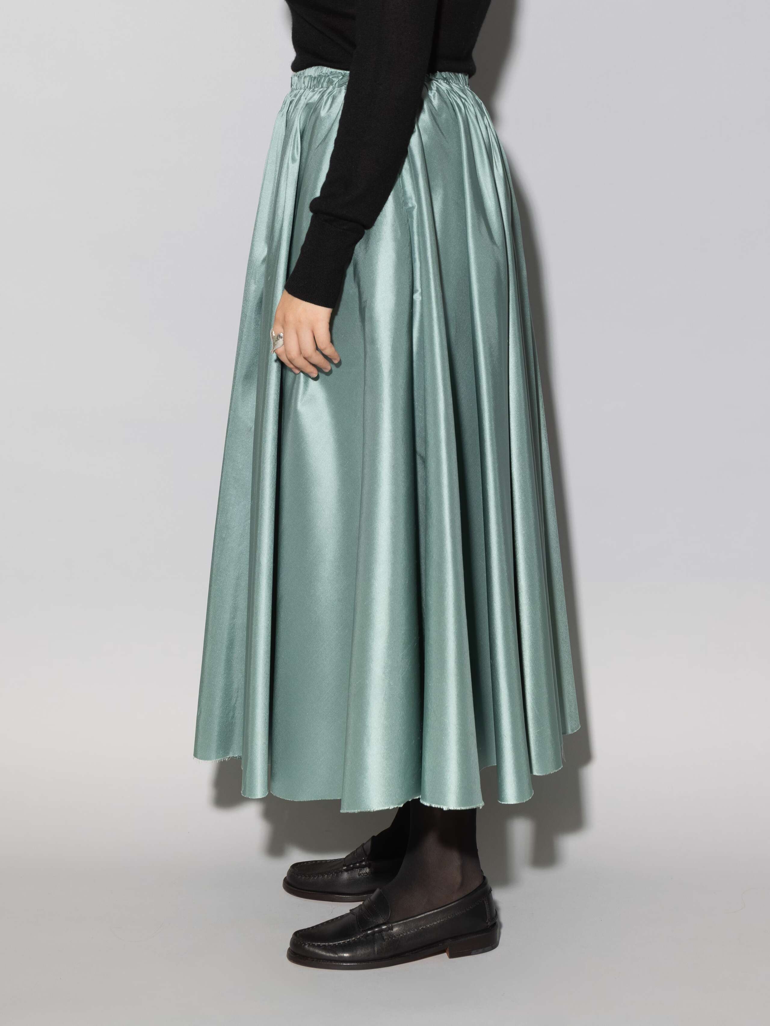 Berta doupion skirt