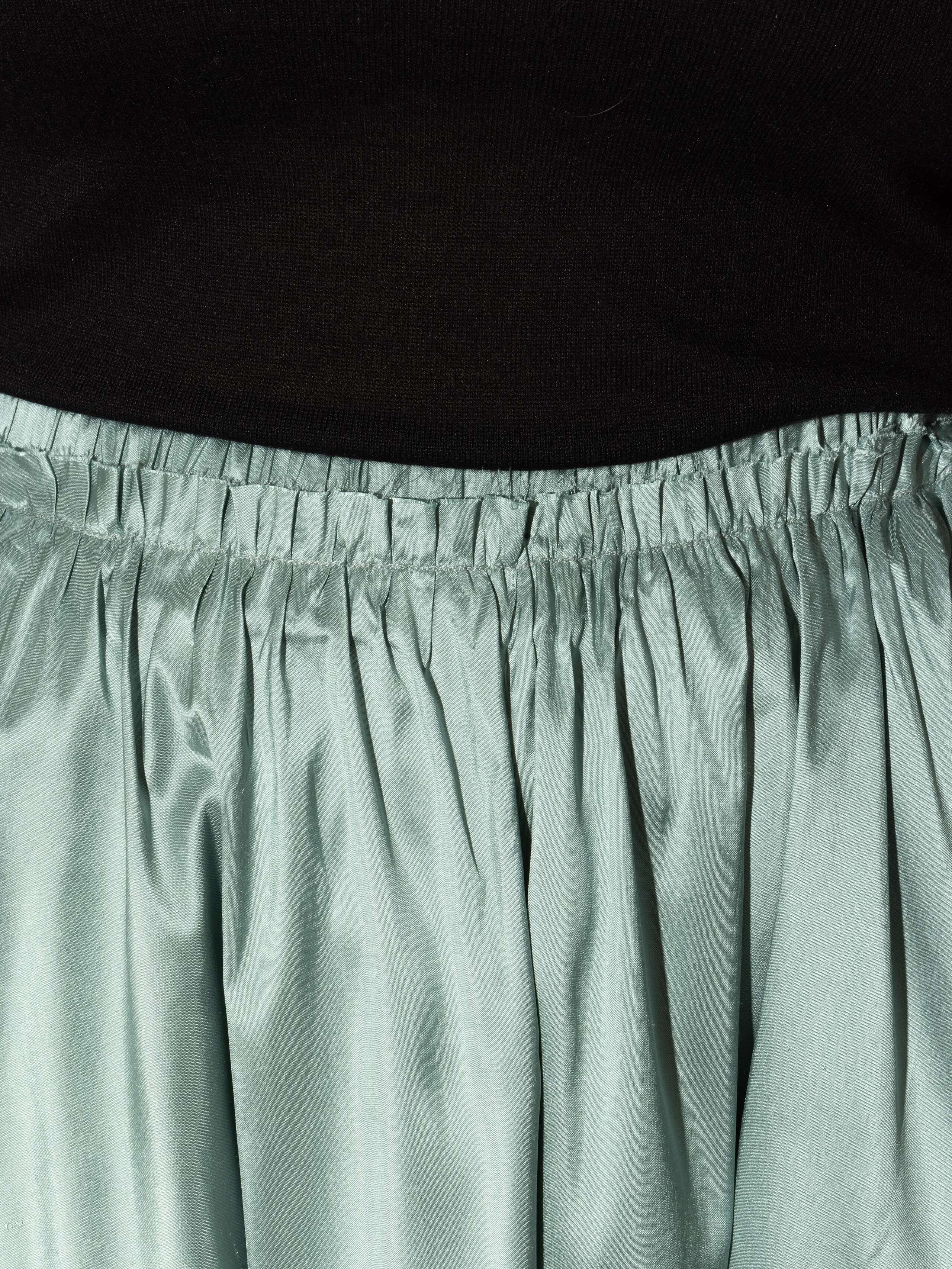 Berta doupion skirt