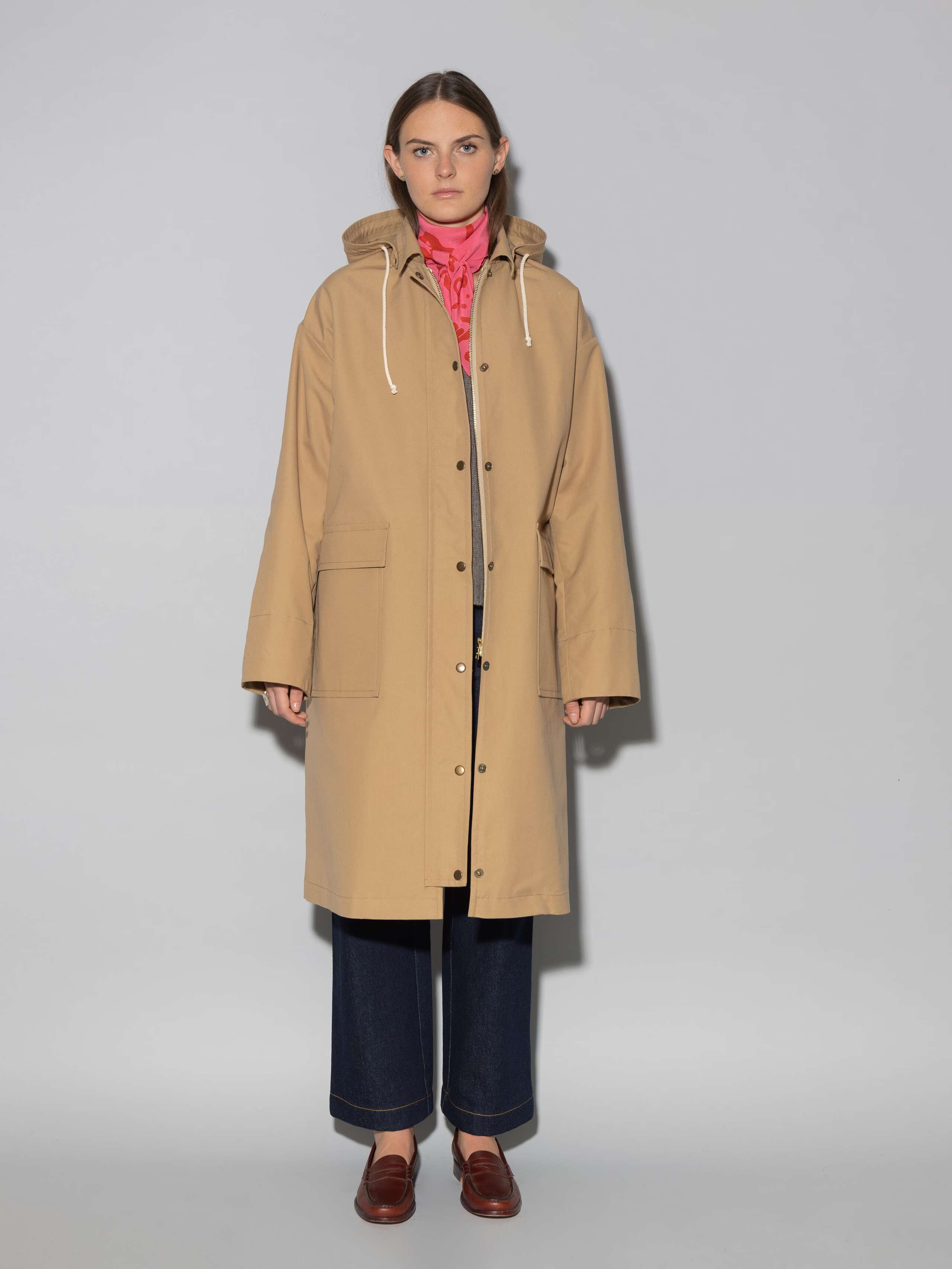 Ottilia Rain coat Caramel