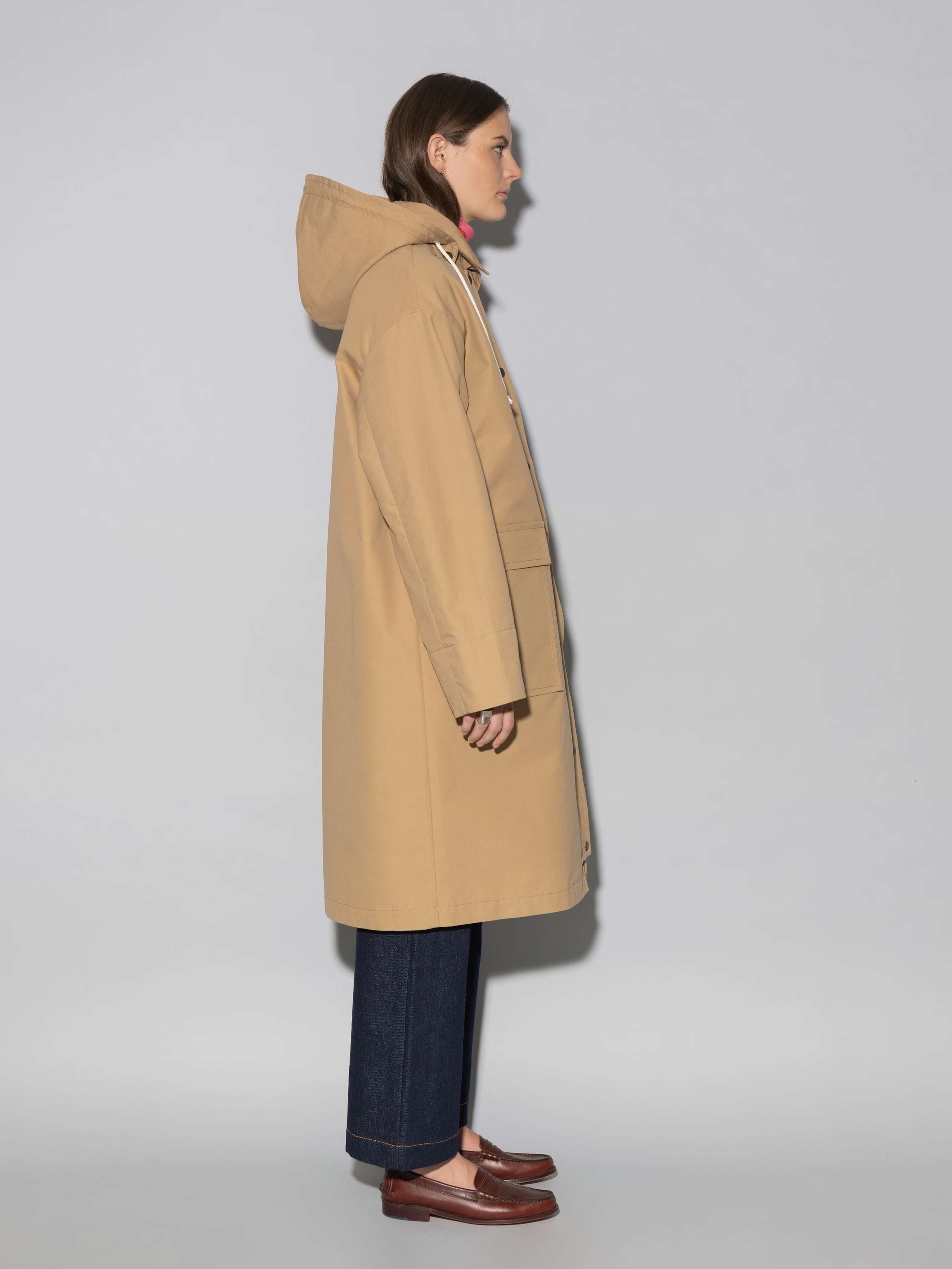 Ottilia Rain coat Caramel