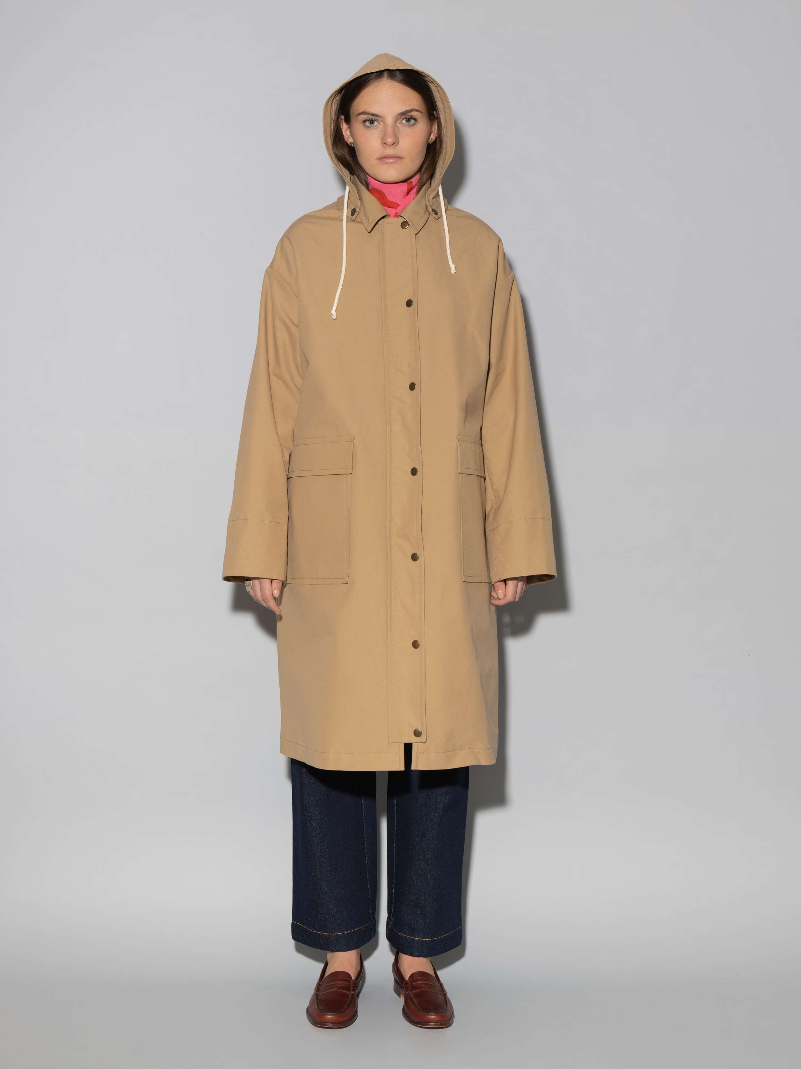 Ottilia Rain coat Caramel