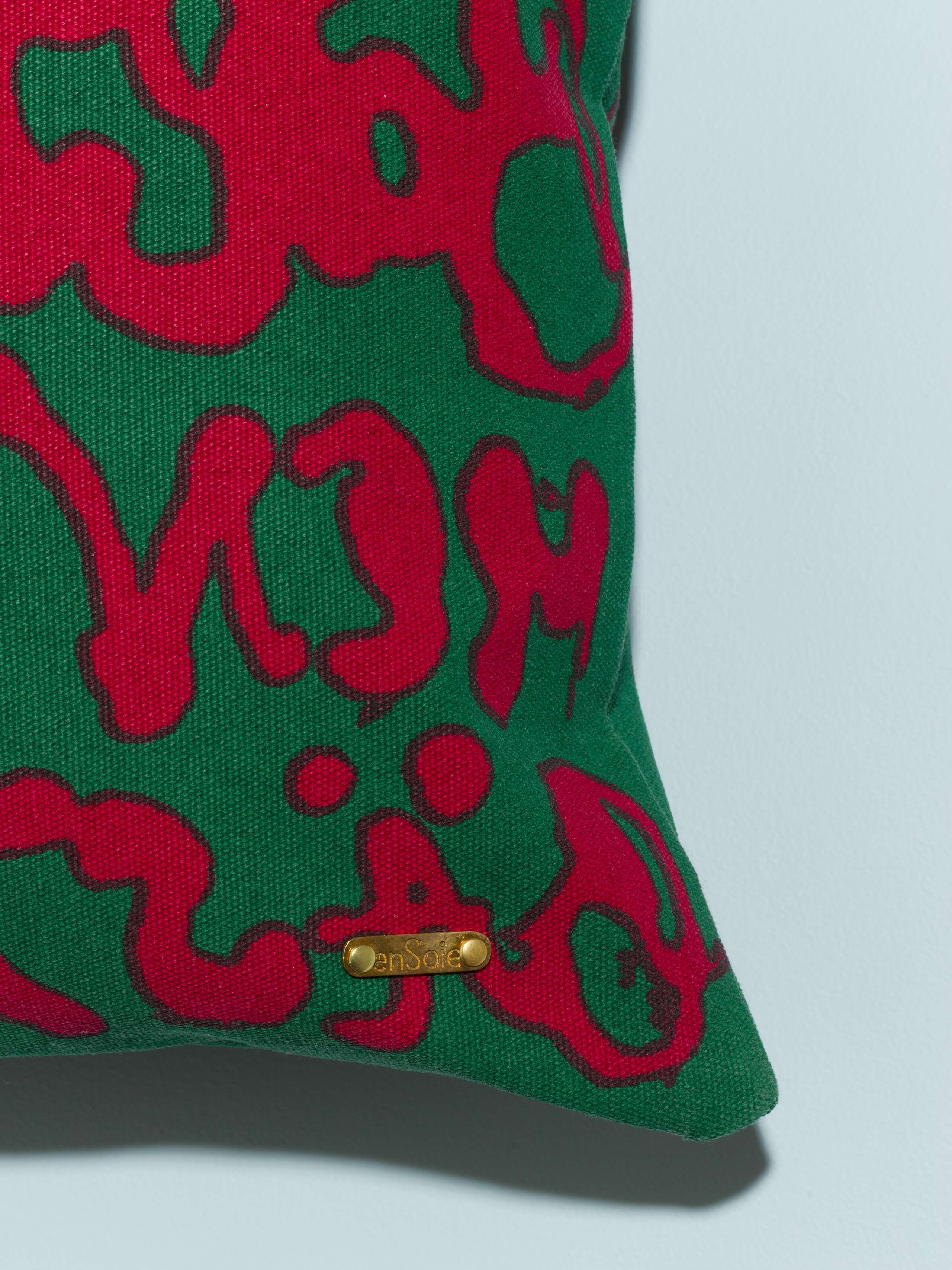 Proverb canvas printed pillow cover