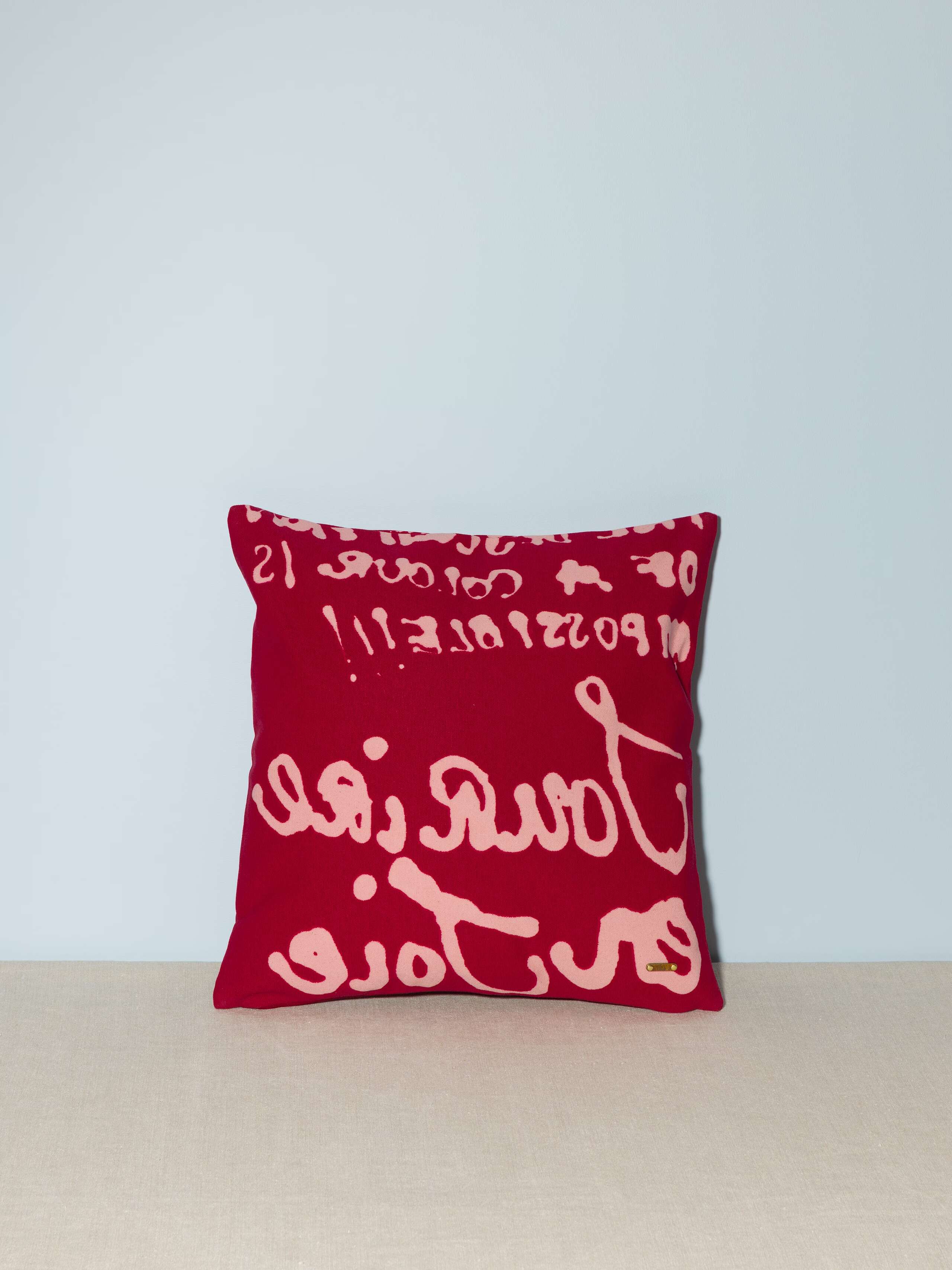 Proverb canvas printed pillow cover