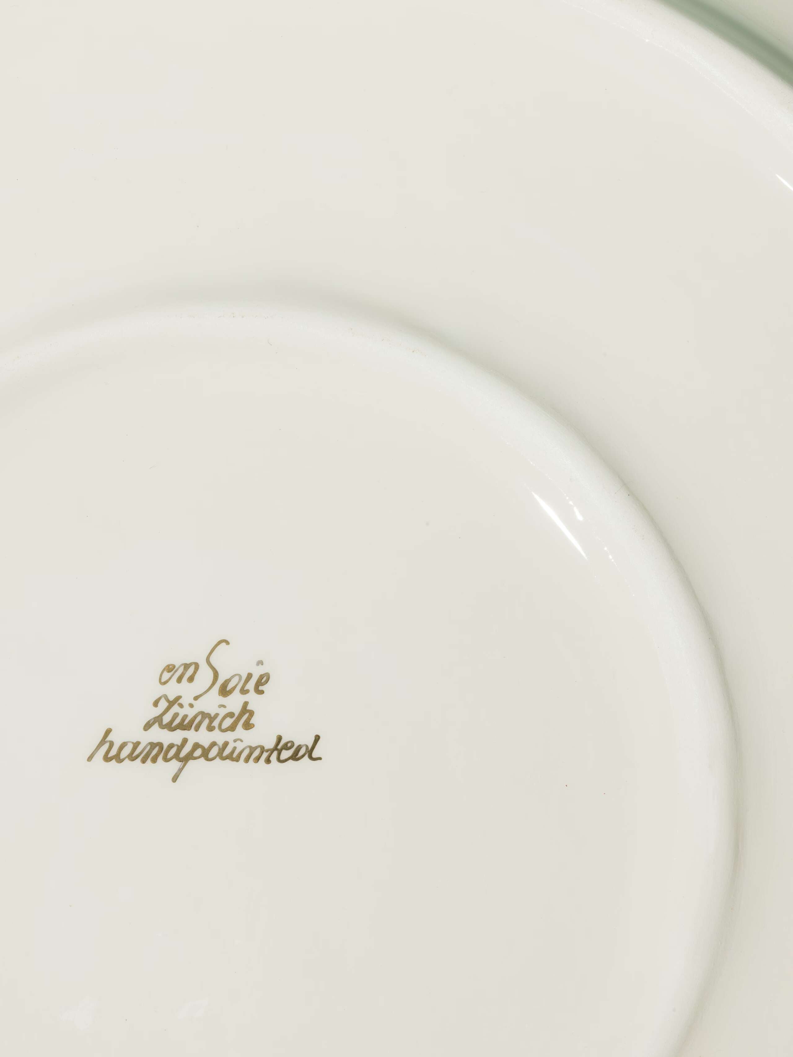 Detail of a plate 