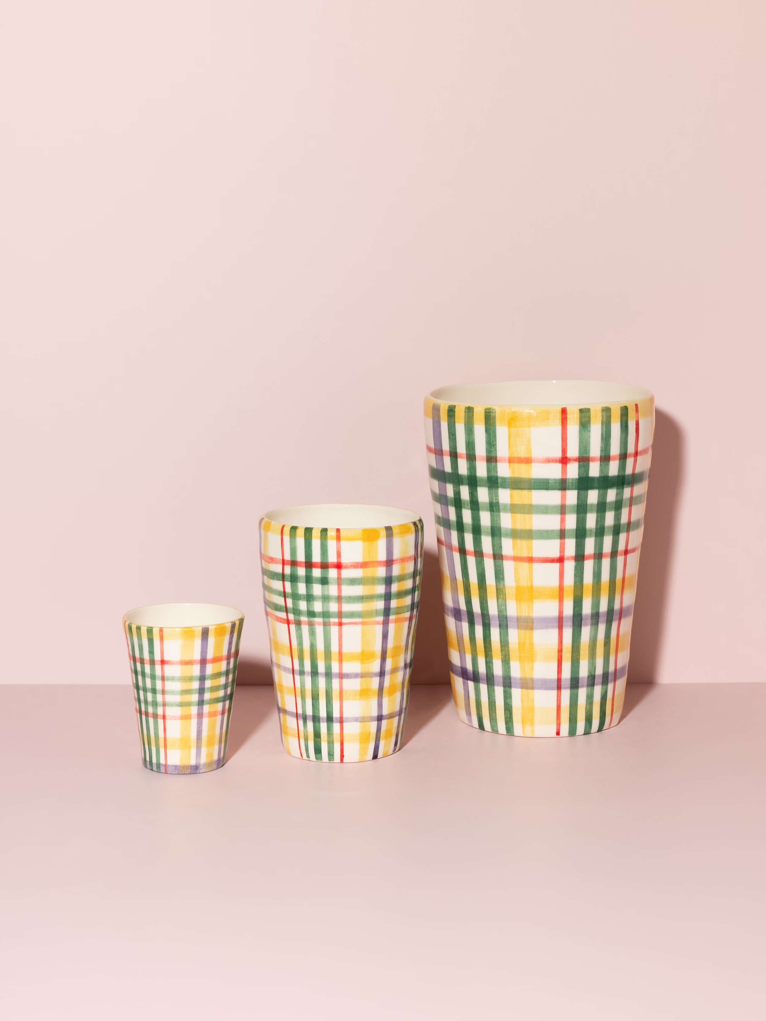 Picture of a group of colourful vases