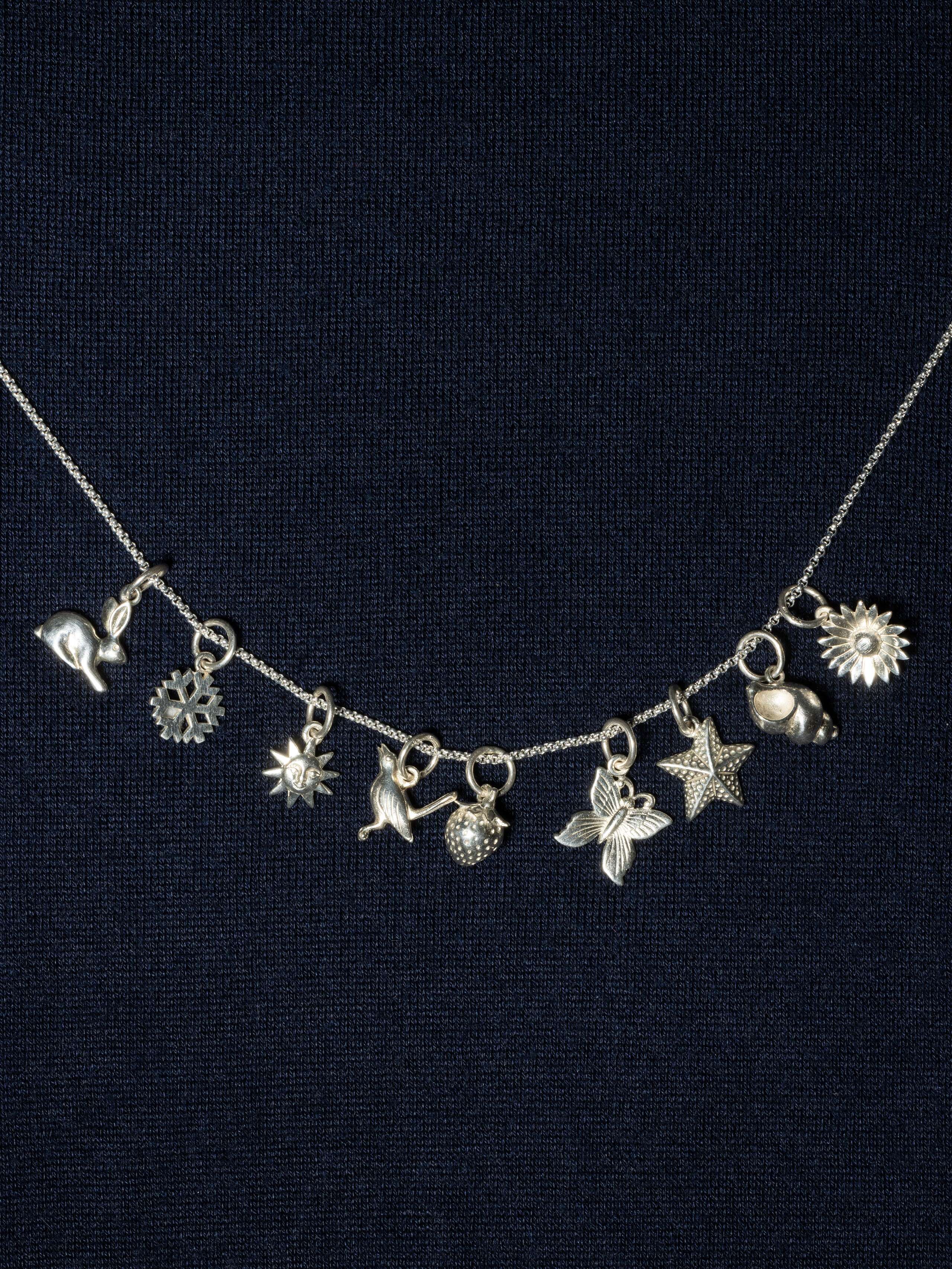 Picture of a variouse pendents made of silver