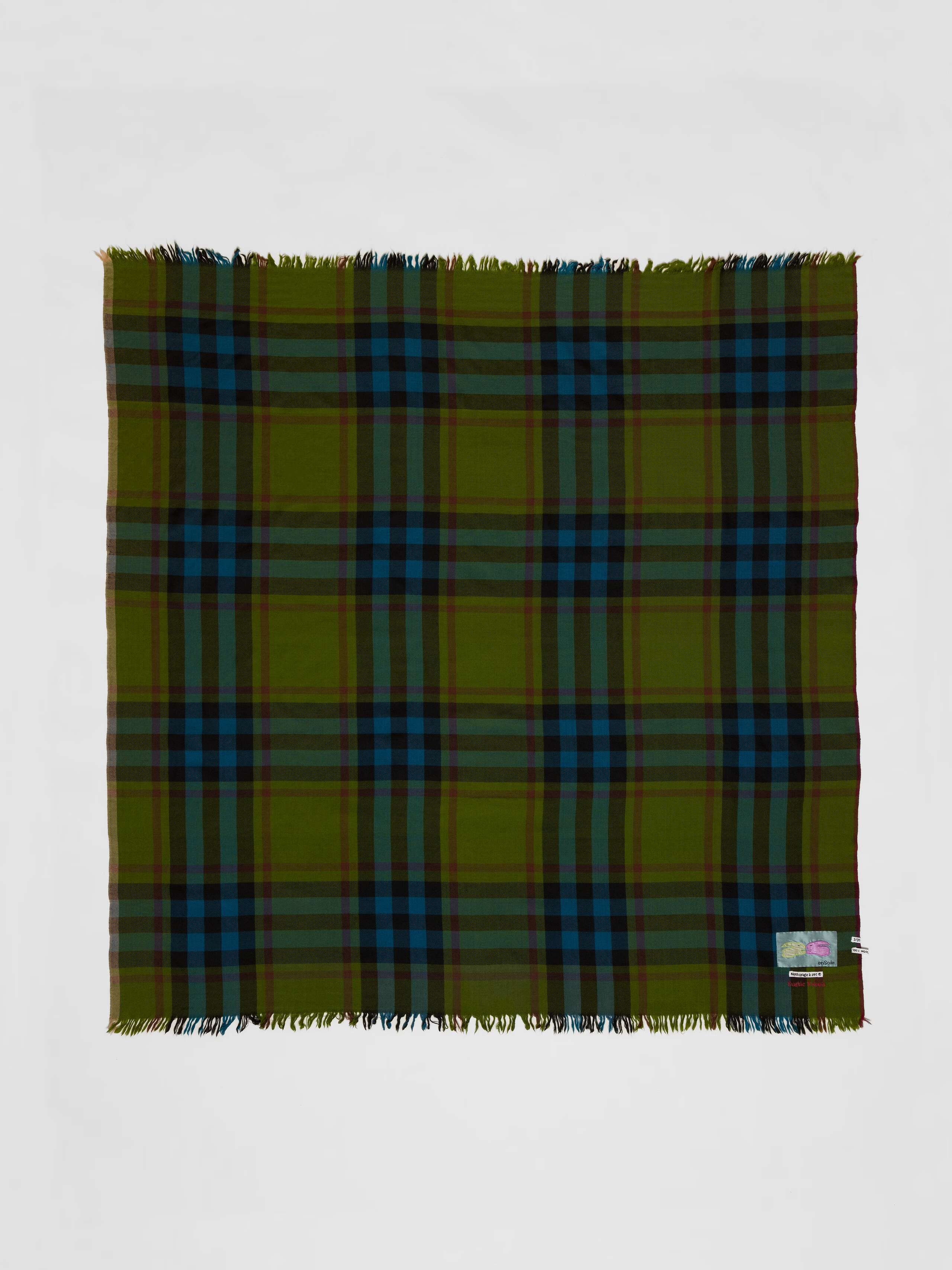 Picture of a colourful wool scarf
