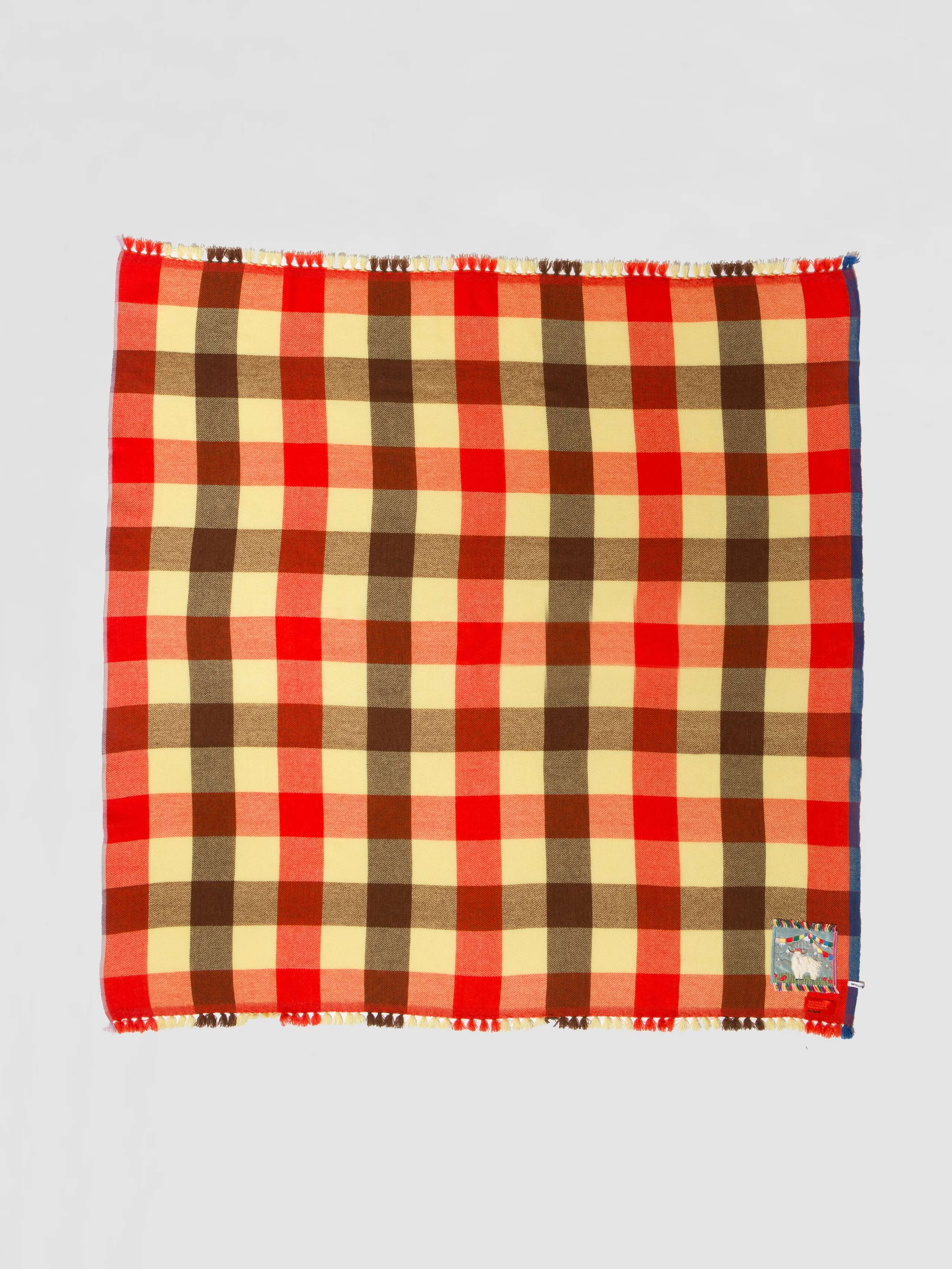 Picture of a colourful cashmere stole