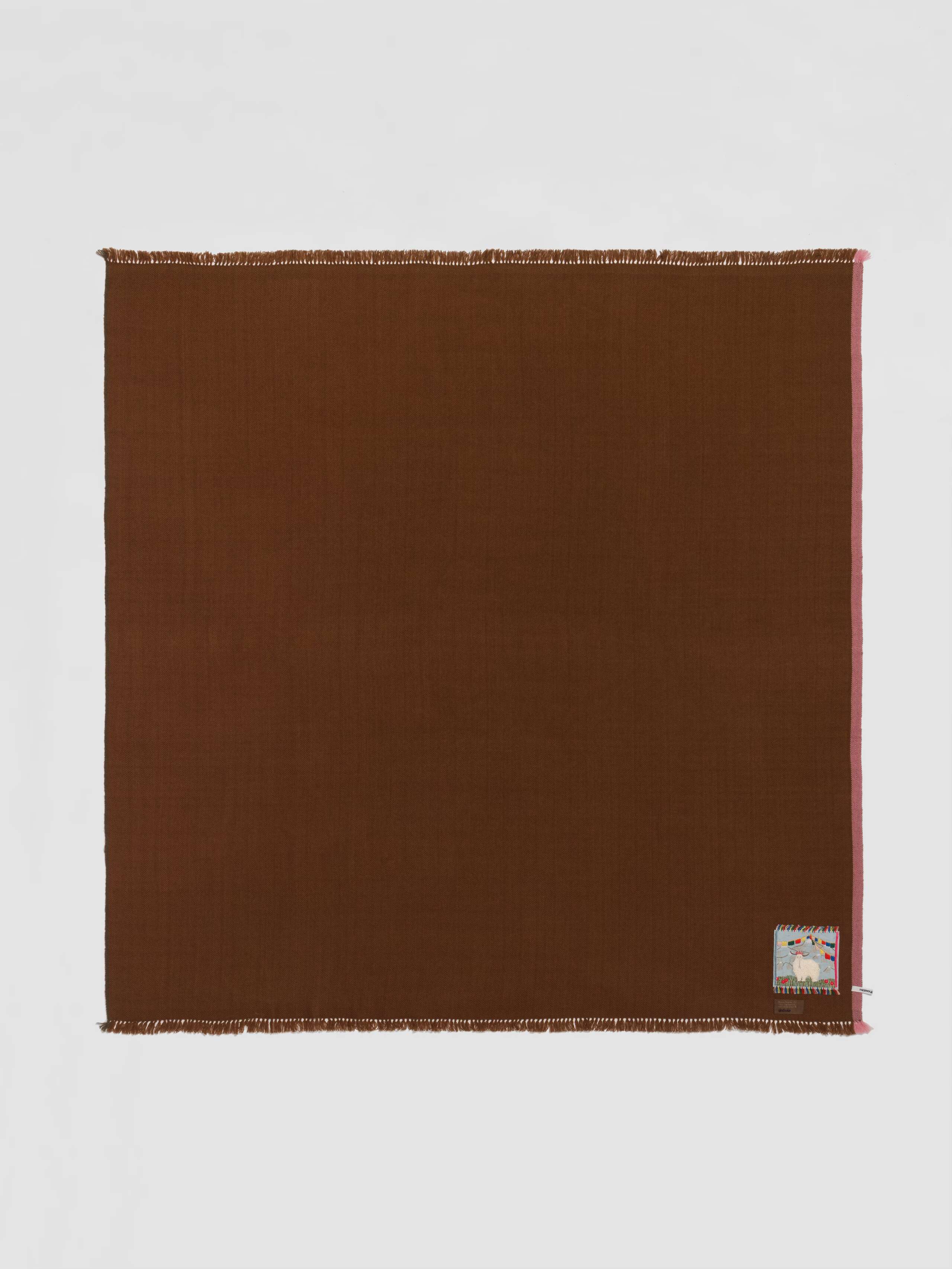 Picture of a brown cashmere stole