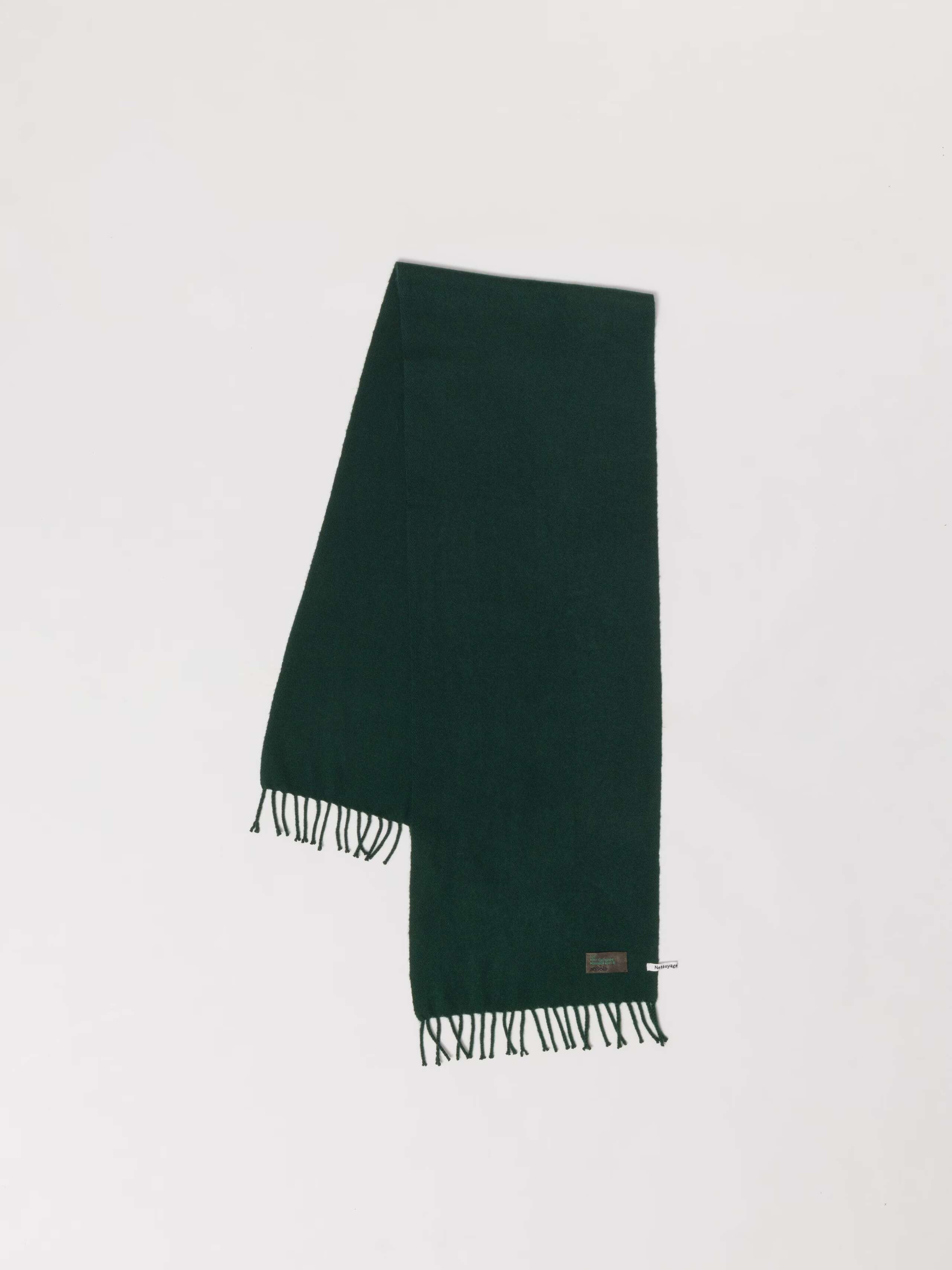 Picture of a green cashmere scarf