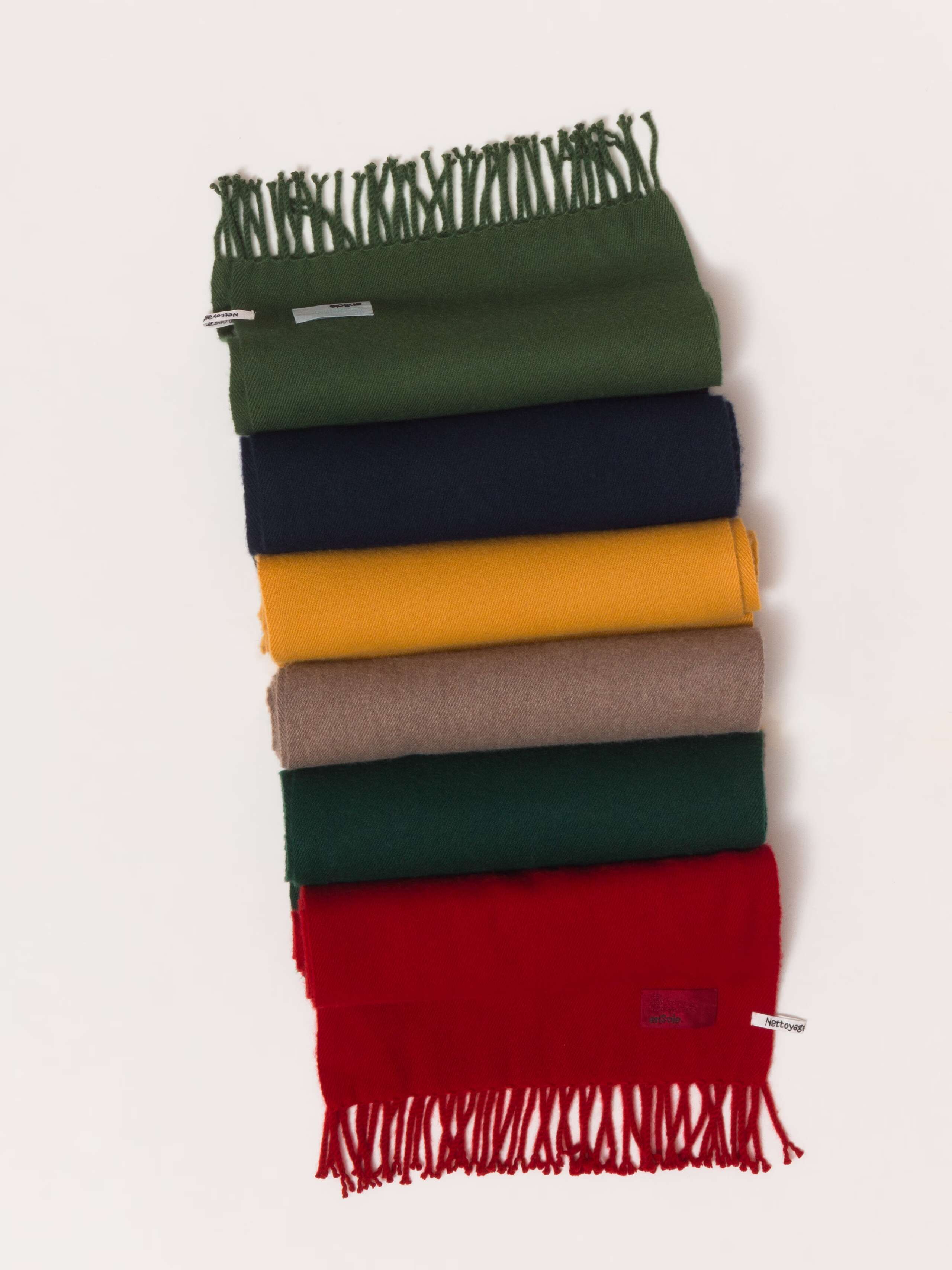Picture of six beautiful cashmere stoles