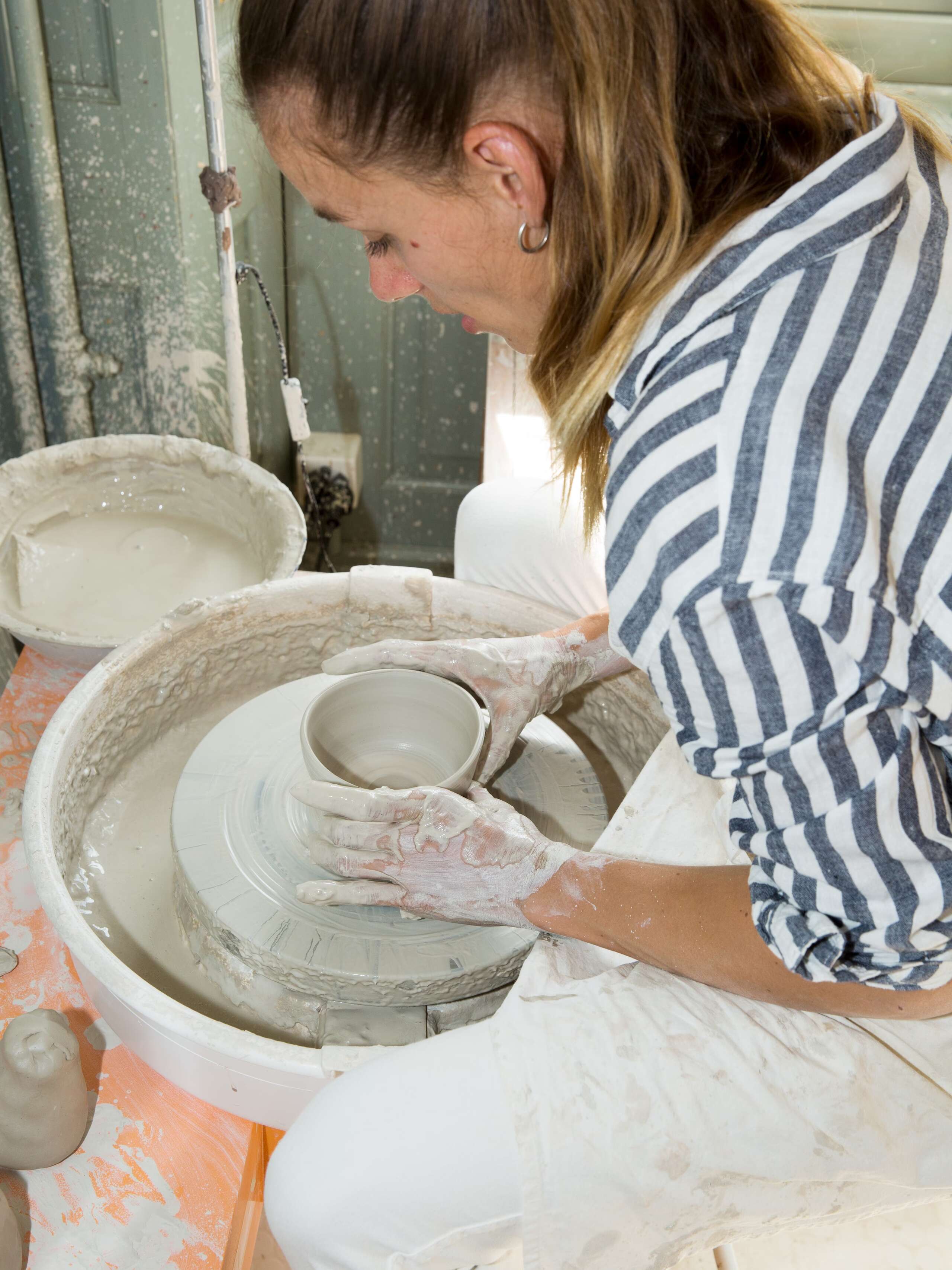 All our scented candle vessels are handthrown in our inhouse manufactory.
