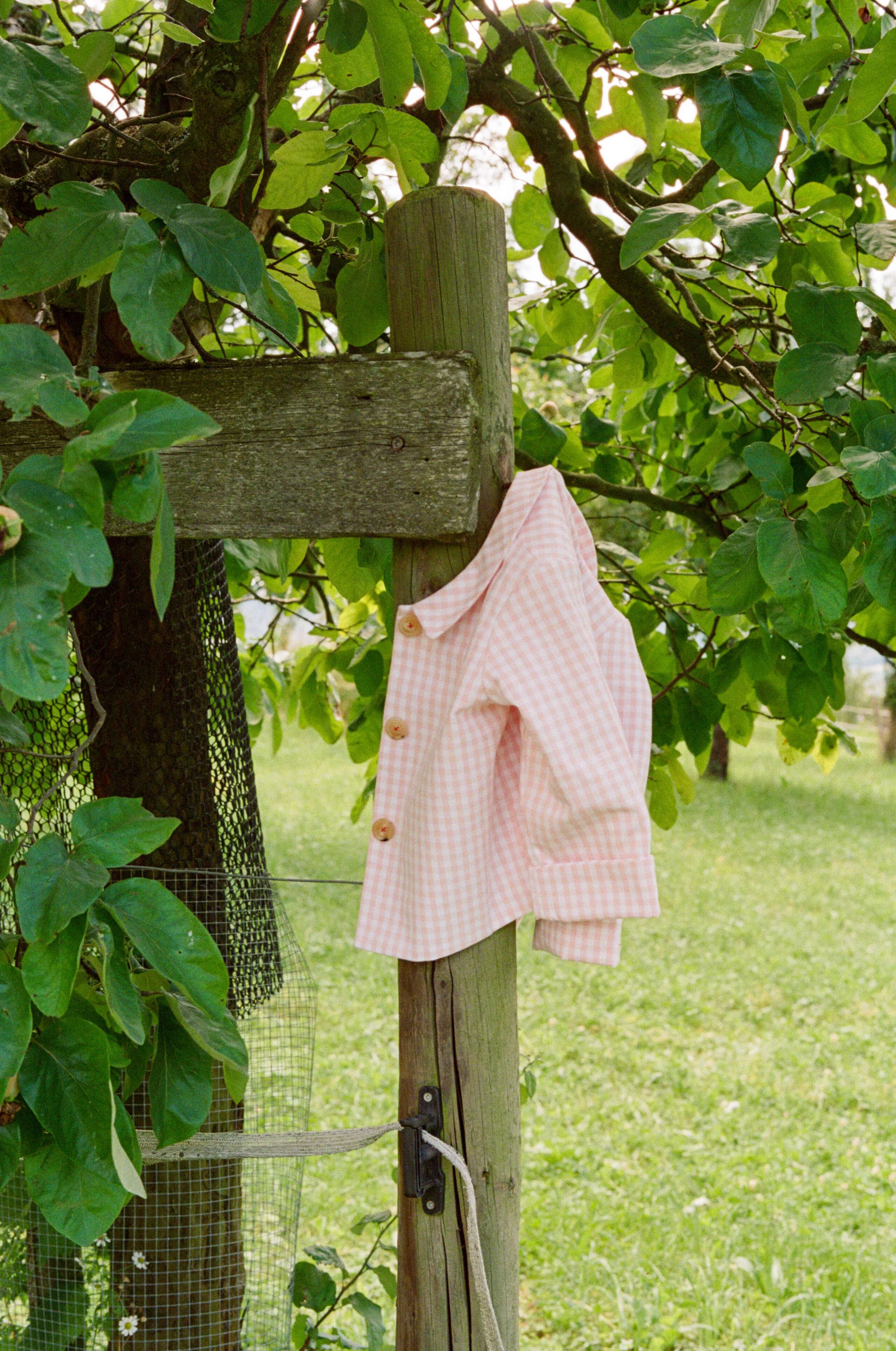 petit enSoie vichy jacket